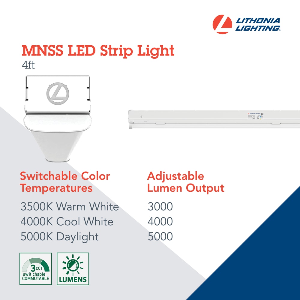 Lithonia 4-ft LED Strip Light Fixture