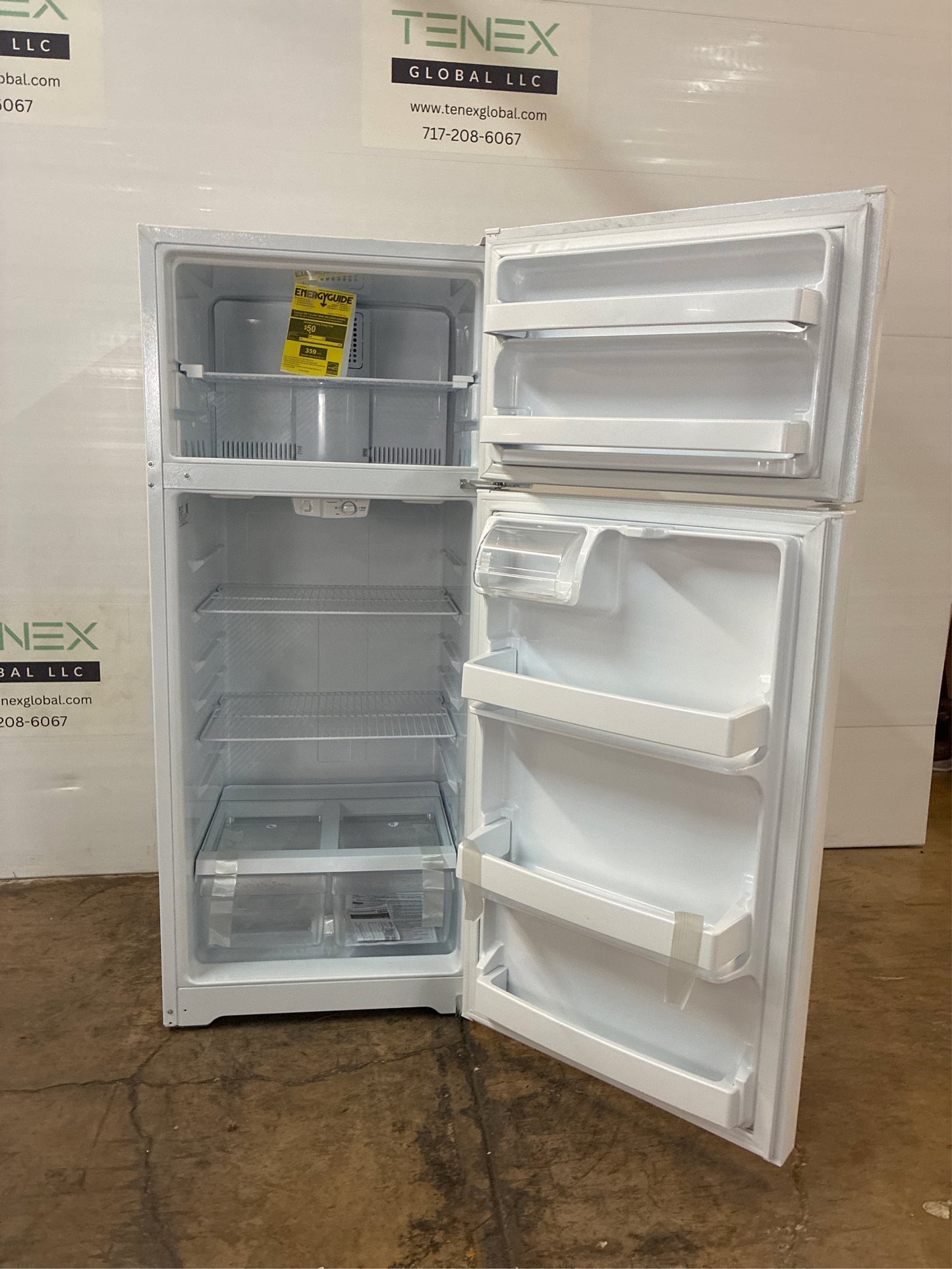 GE 17.5-cu ft Top-Freezer Refrigerator (White)