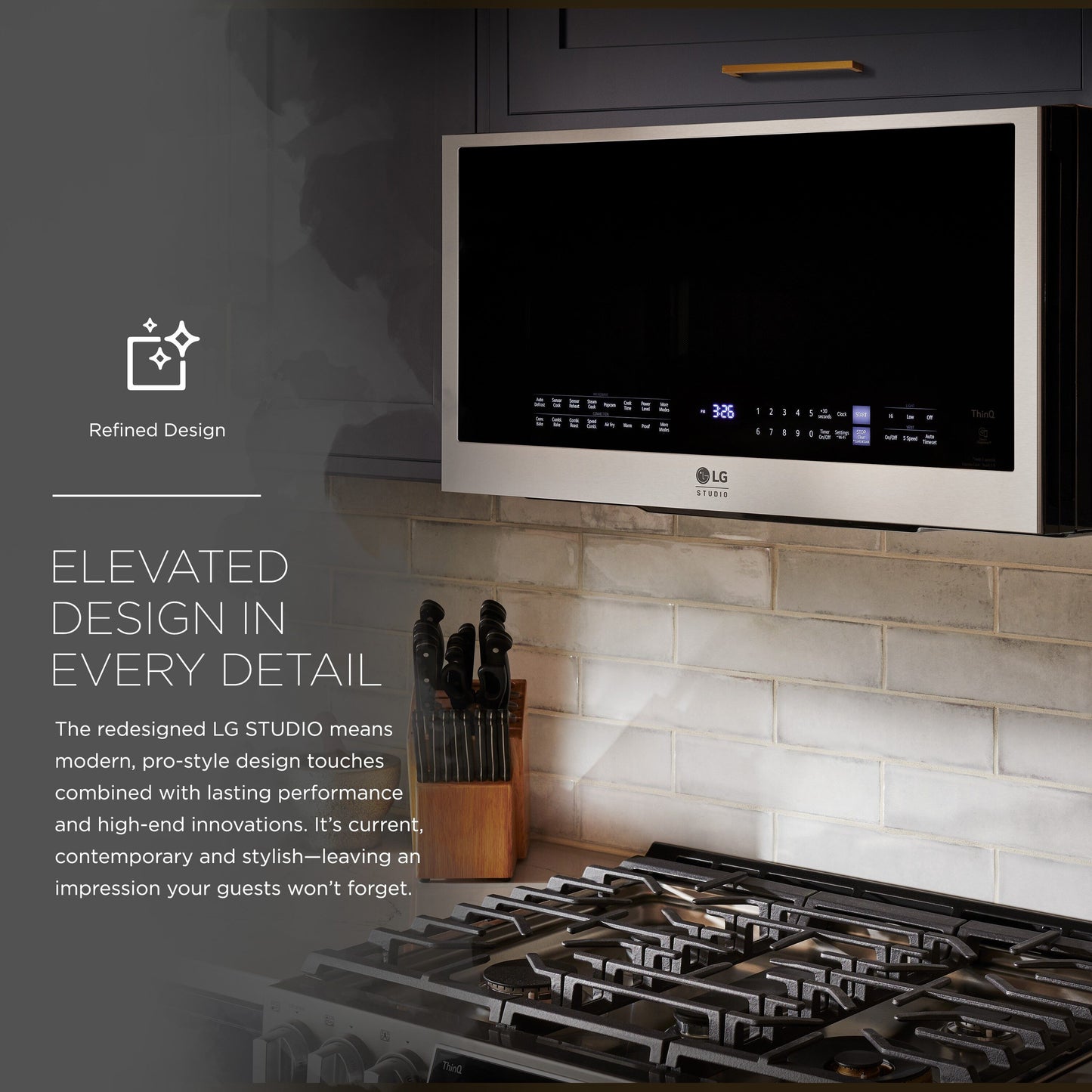 LG STUDIO 30" 5-Burner Gas Range