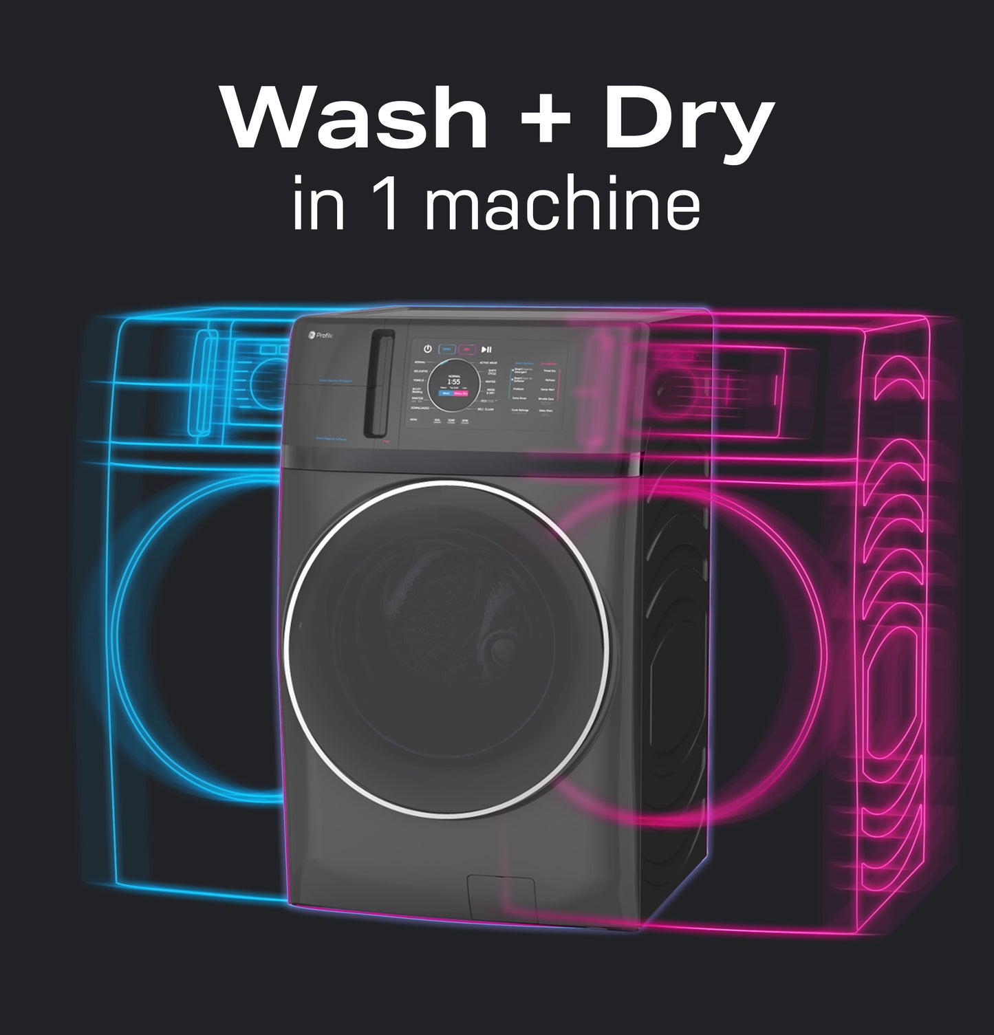 GE Profile 4.8-cu ft Washer/Dryer Combo