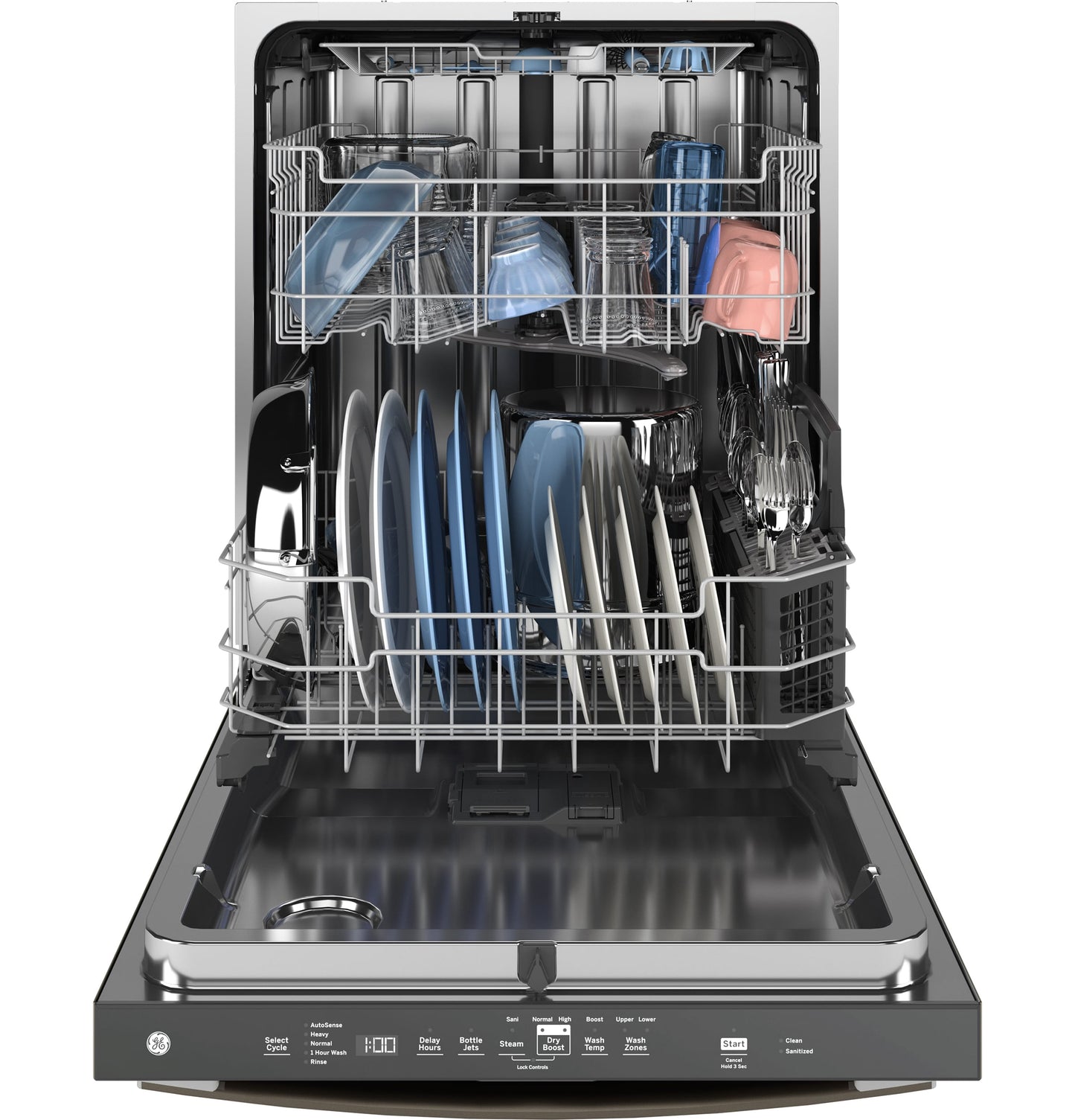 GE 24" Top Control Dishwasher, 47-dBA Quiet