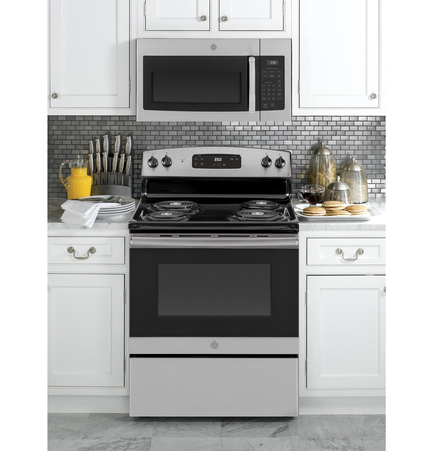 GE 1.6-cu ft 1000W Over-the-Range Microwave