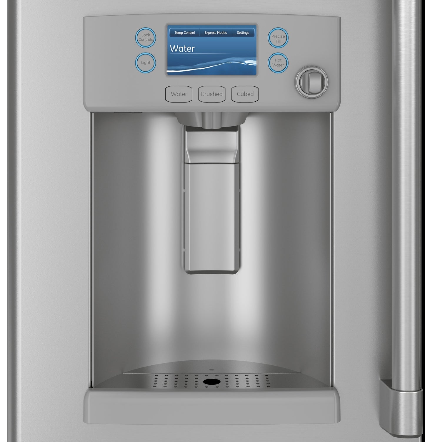 Cafe Hot Water Dispenser 27.8-cu ft Fridge