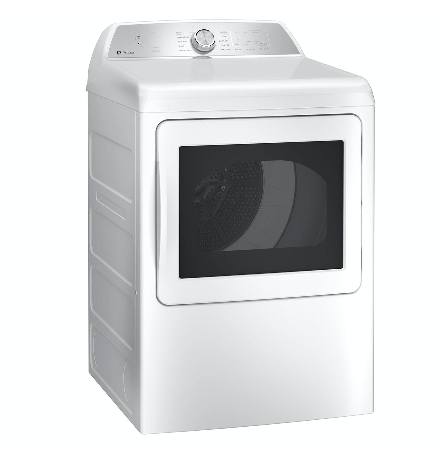 GE Profile 7.4-cu ft Electric Dryer - White