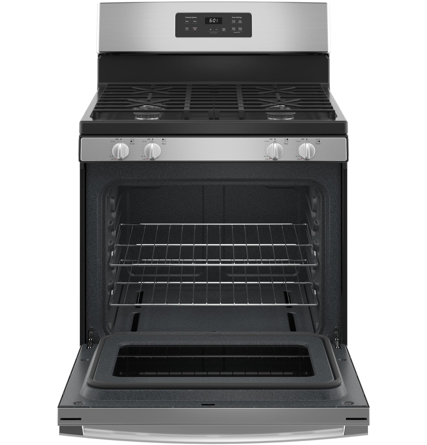 GE 30-in 4.8-cu ft Gas Range (Stainless Steel)