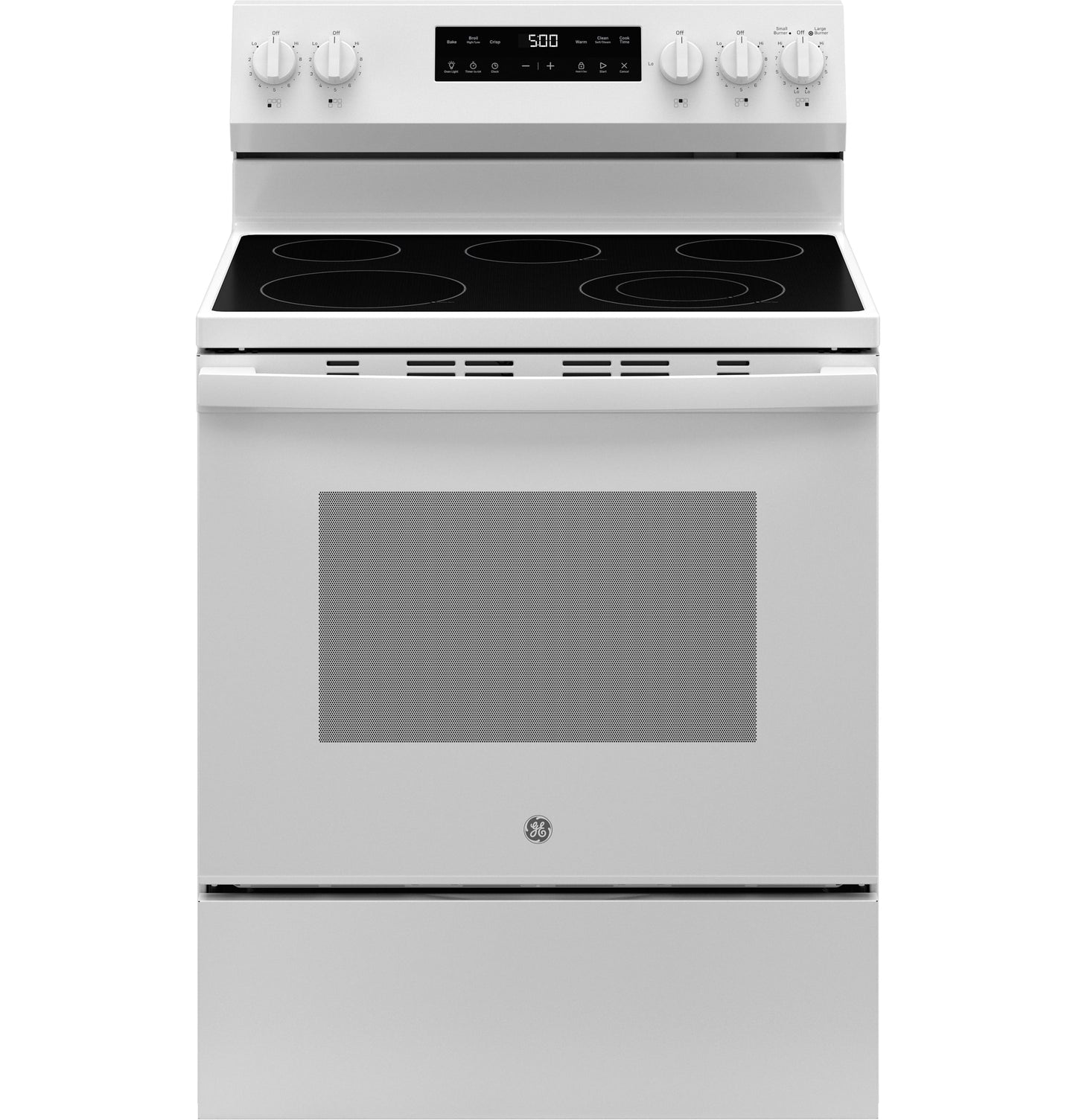 GE Crisp Mode 30-in Glass Top Electric Range
