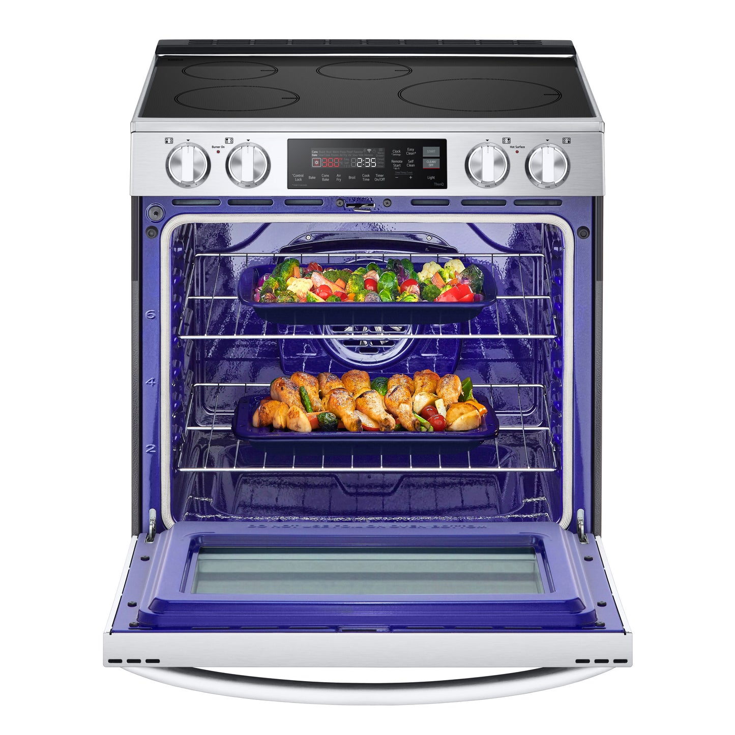 LG 30-in Induction Electric Range, Steel