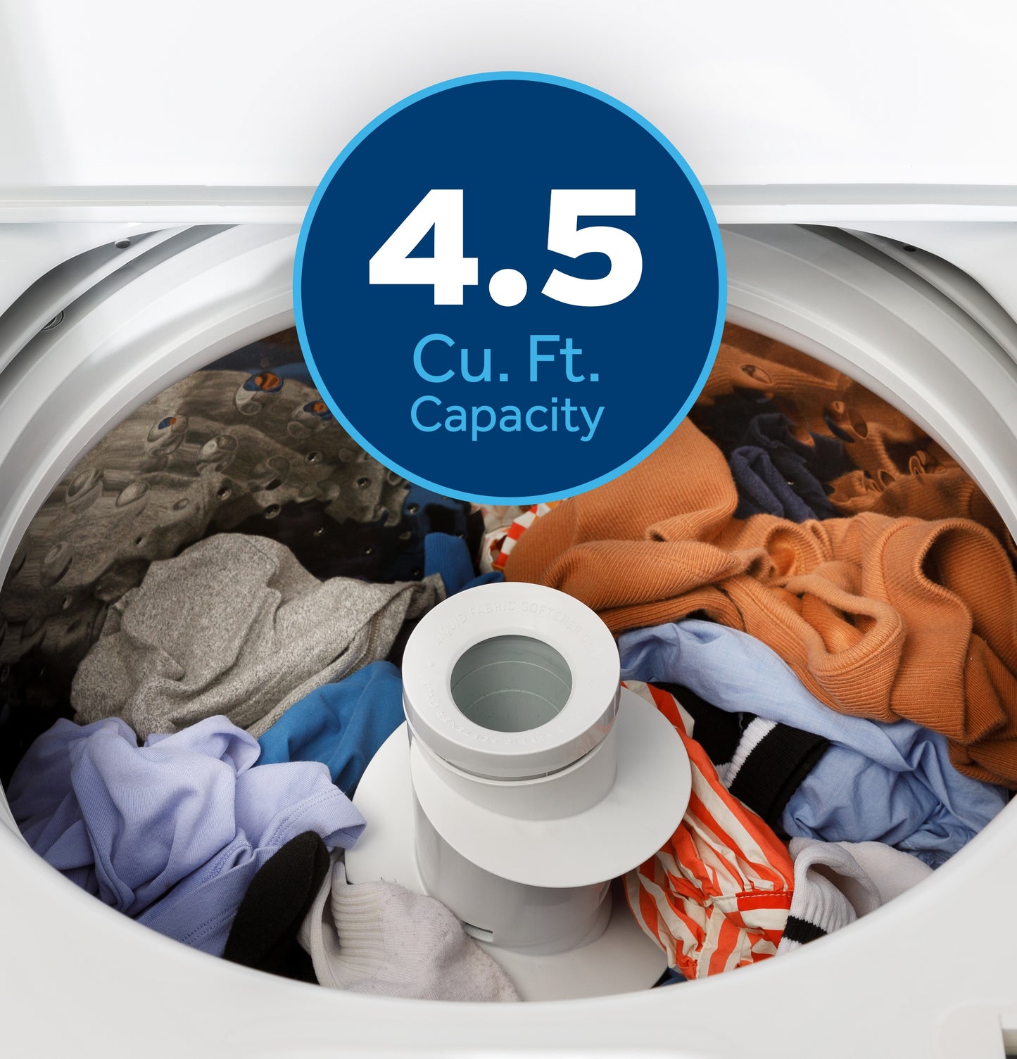 GE 4.5-cu ft High Efficiency Top-Load Washer