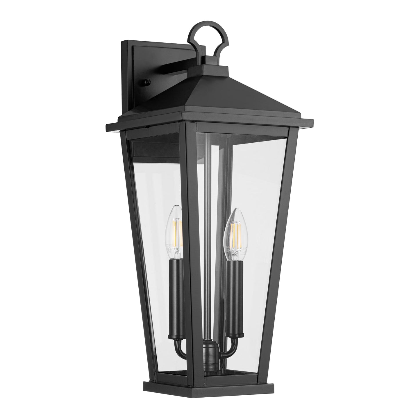 allen + roth Davidson 18-in Matte Black Light