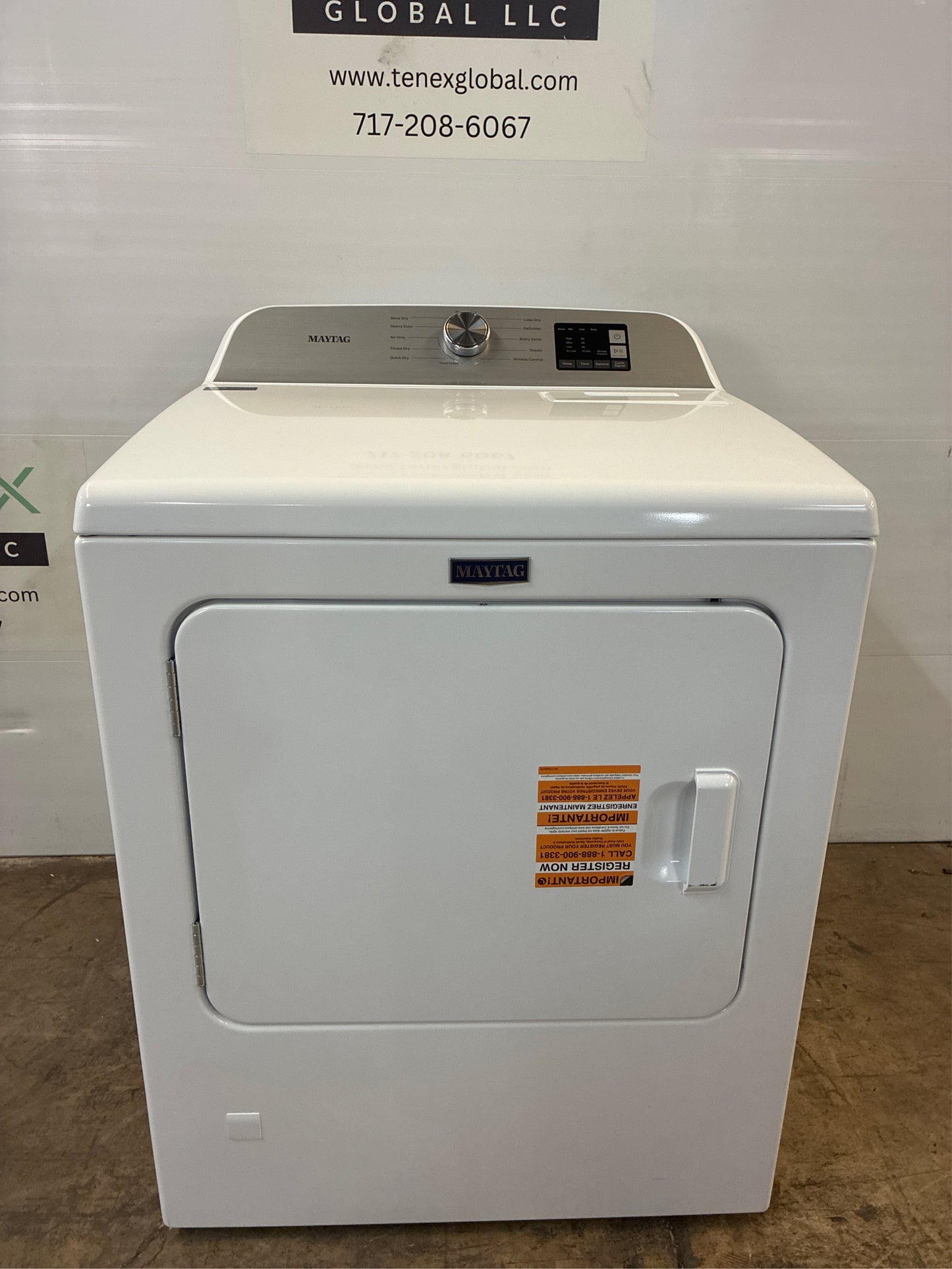 Maytag 7.0 cu. ft. White Vented Gas Dryer