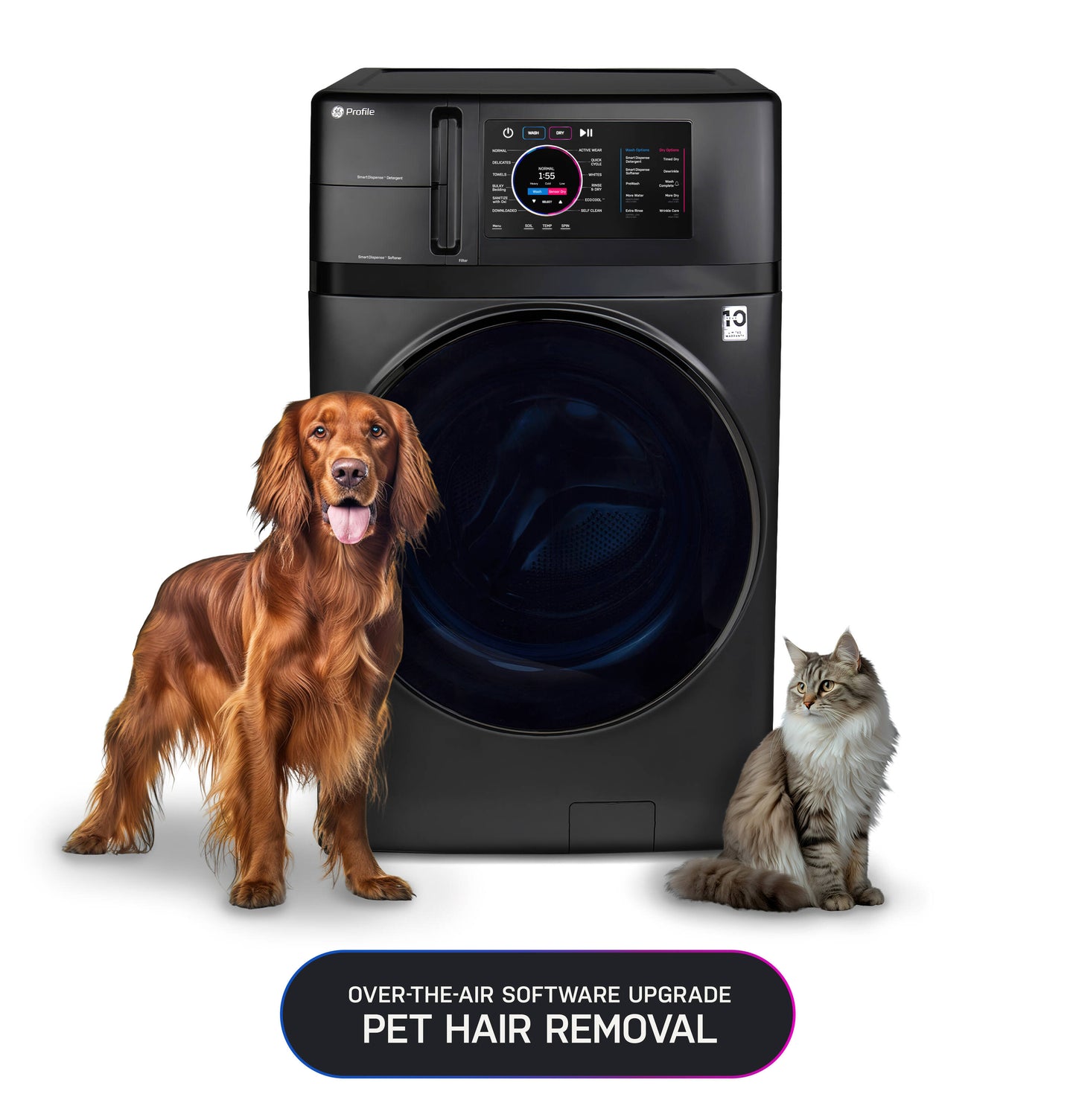 GE Profile 4.8-cu ft Washer/Dryer Combo