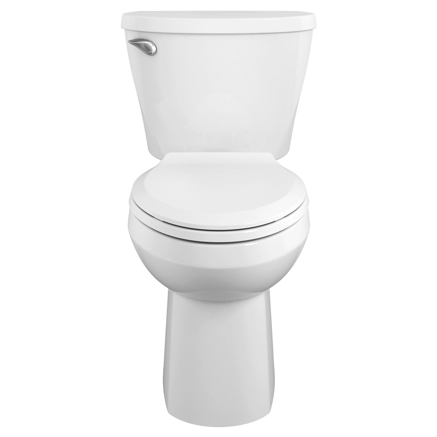 American Standard White Elongated Toilet, 12-in