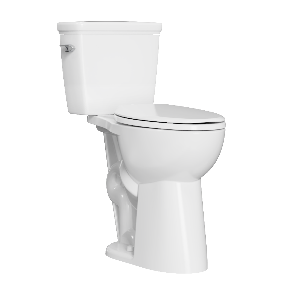 Project Source Elongated Tall Height Toilet 12-in