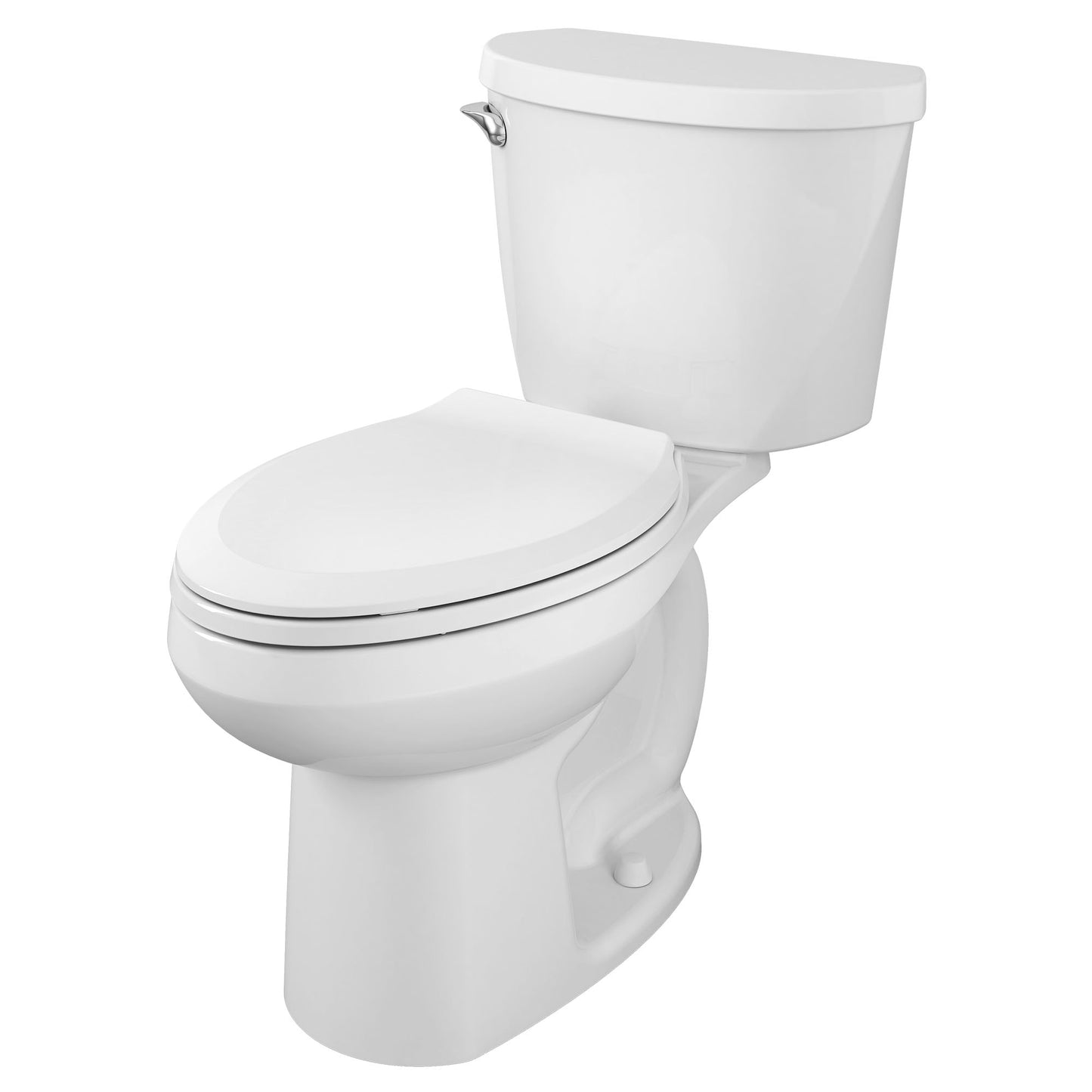American Standard White Elongated Toilet, 12-in
