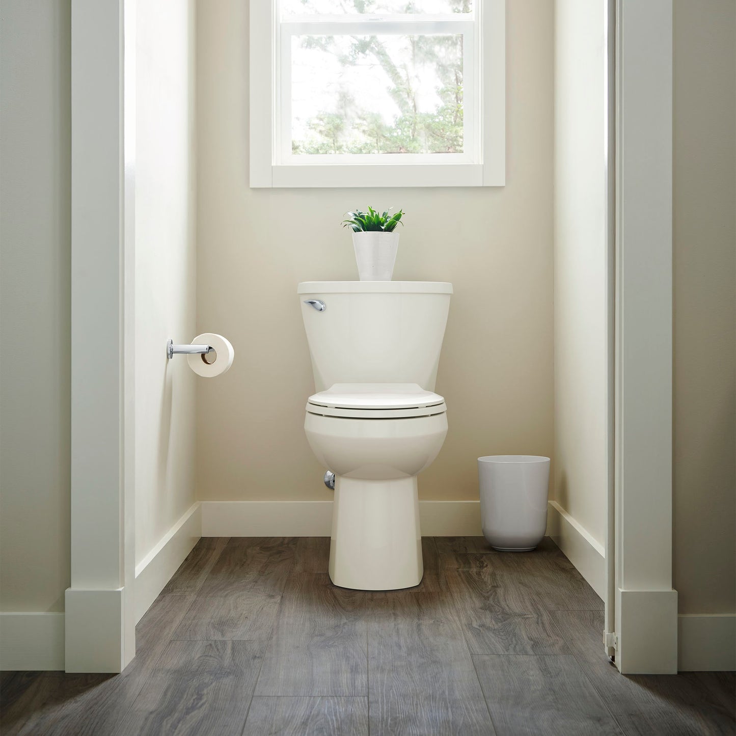 American Standard White Elongated Toilet, 12-in