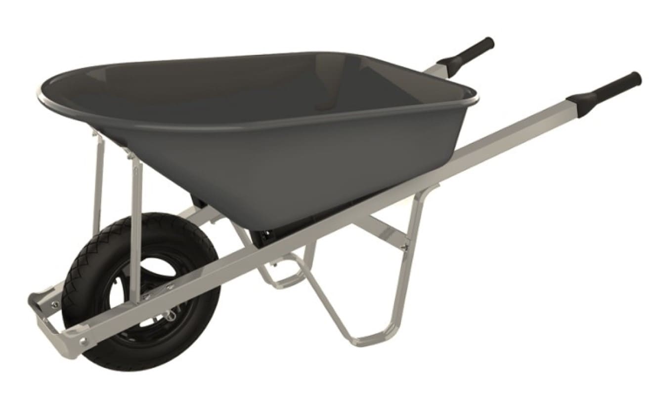 Project Source 5.5-cu ft Wheelbarrow