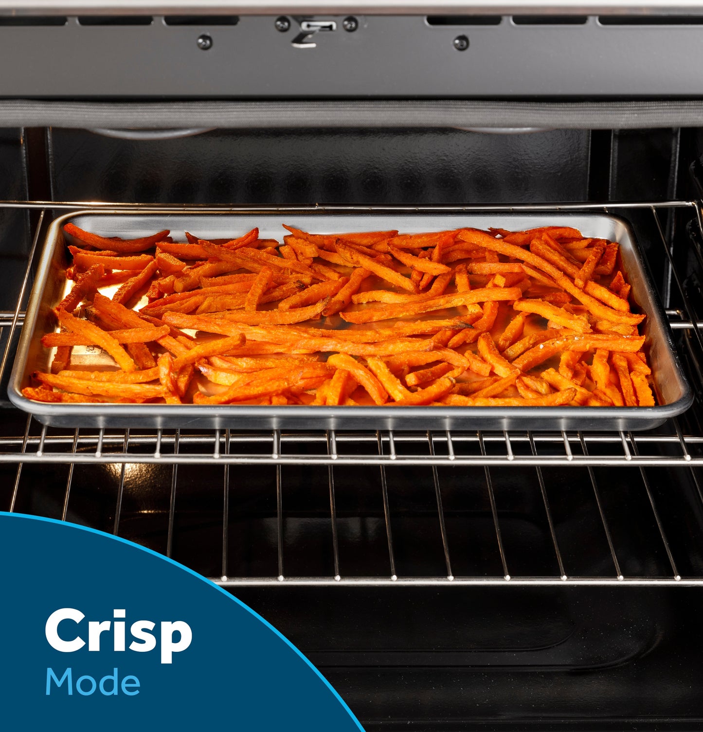 GE Crisp Mode 30-in Glass Top Electric Range