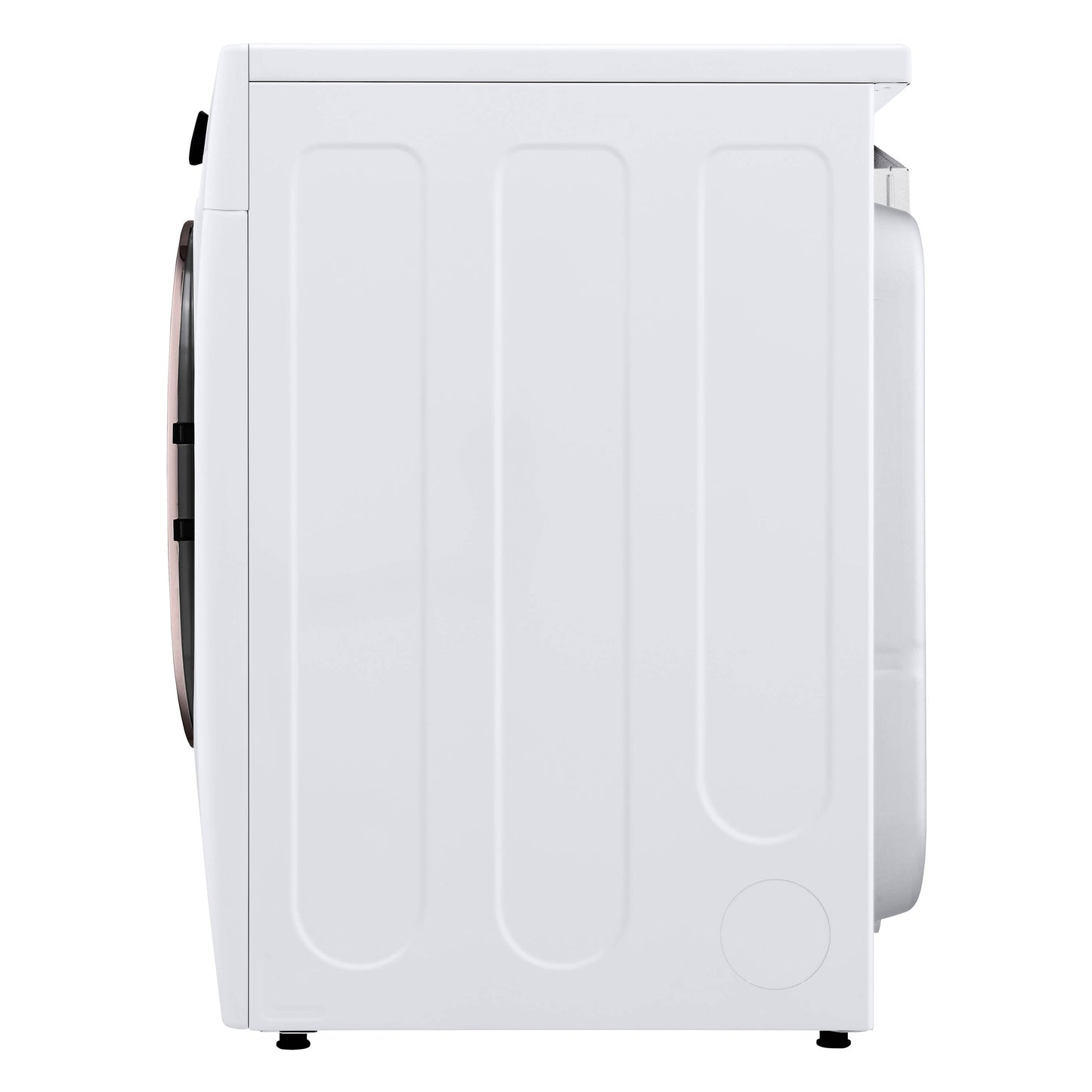 LG 7.4-cu ft Steam Dryer (White)