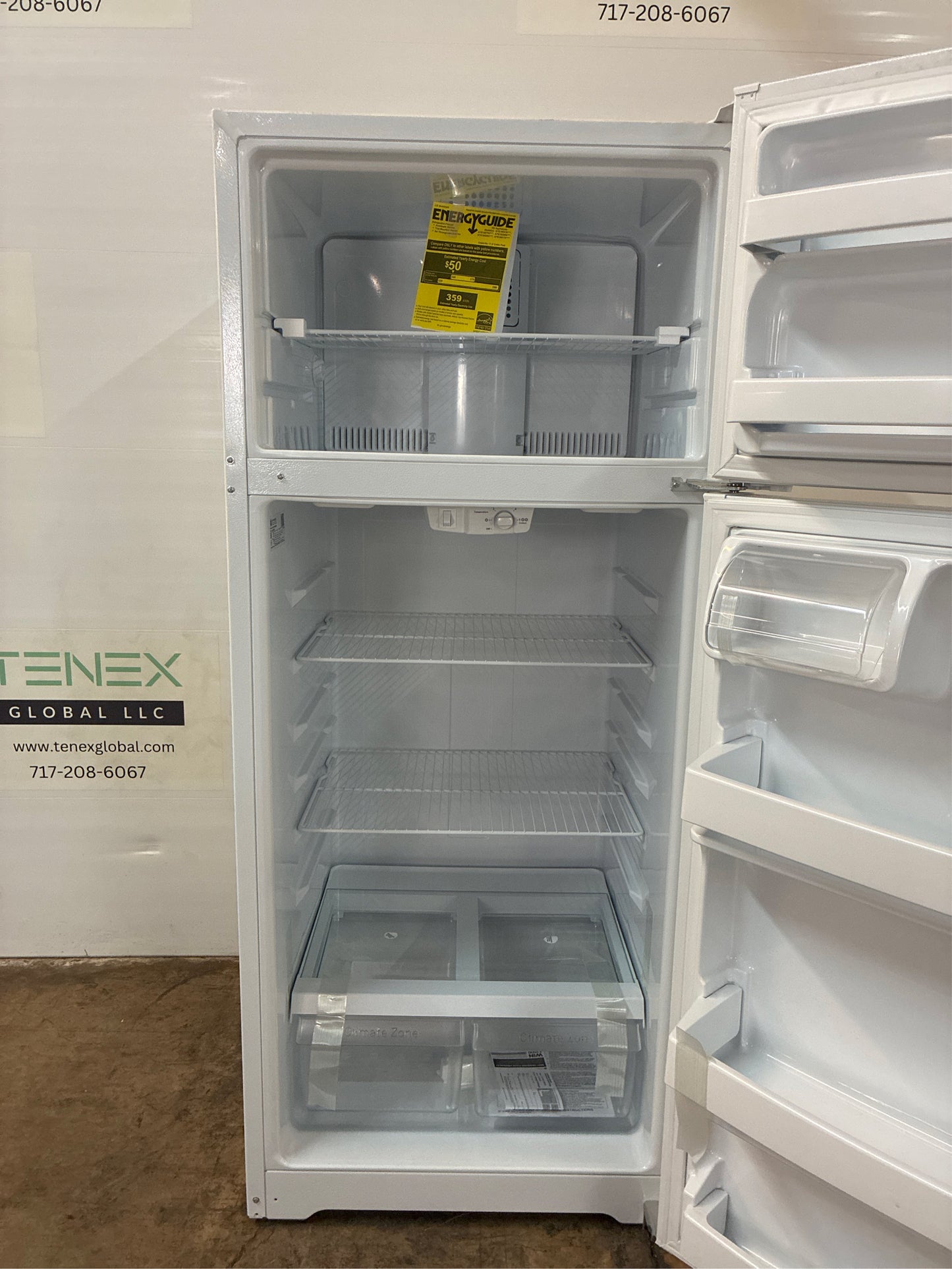GE 17.5-cu ft Top-Freezer Refrigerator (White)
