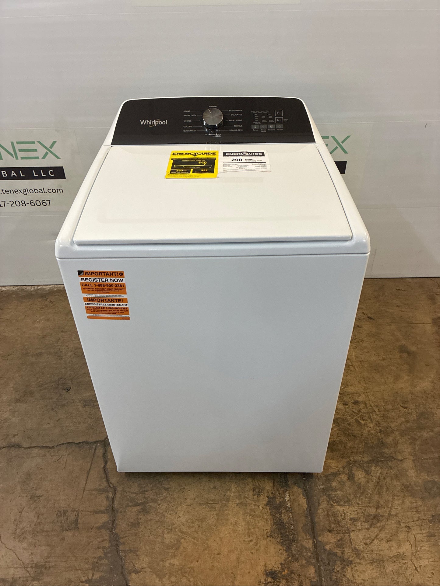 Whirlpool 4.6 cu ft Top Load Washer