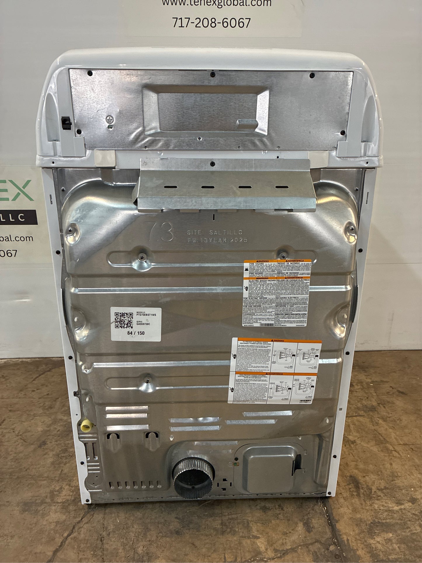 GE Profile 7.4-cu ft Electric Dryer (White)