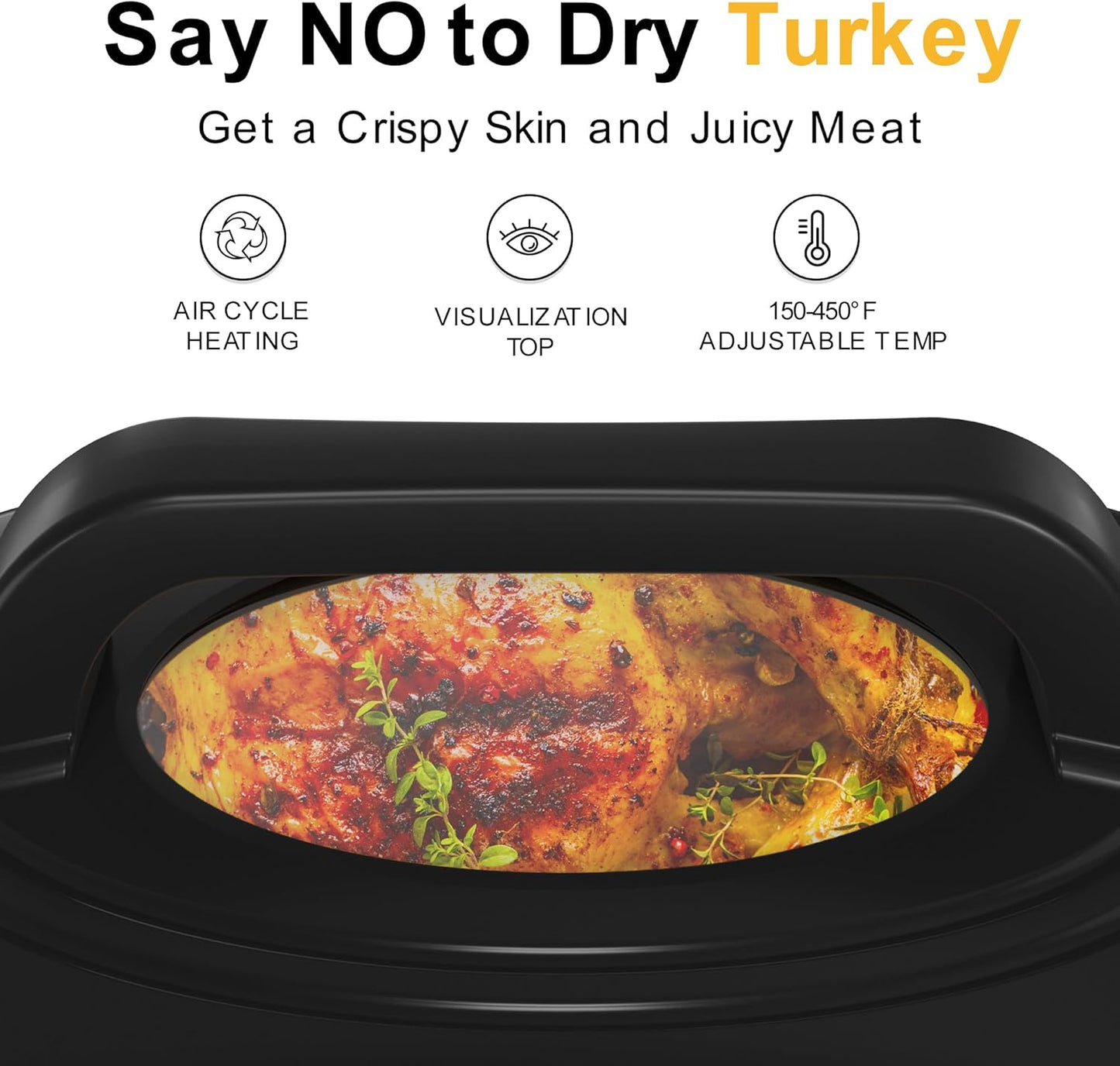 Sunvivi 28lb 24-Quart Electric Roaster Oven