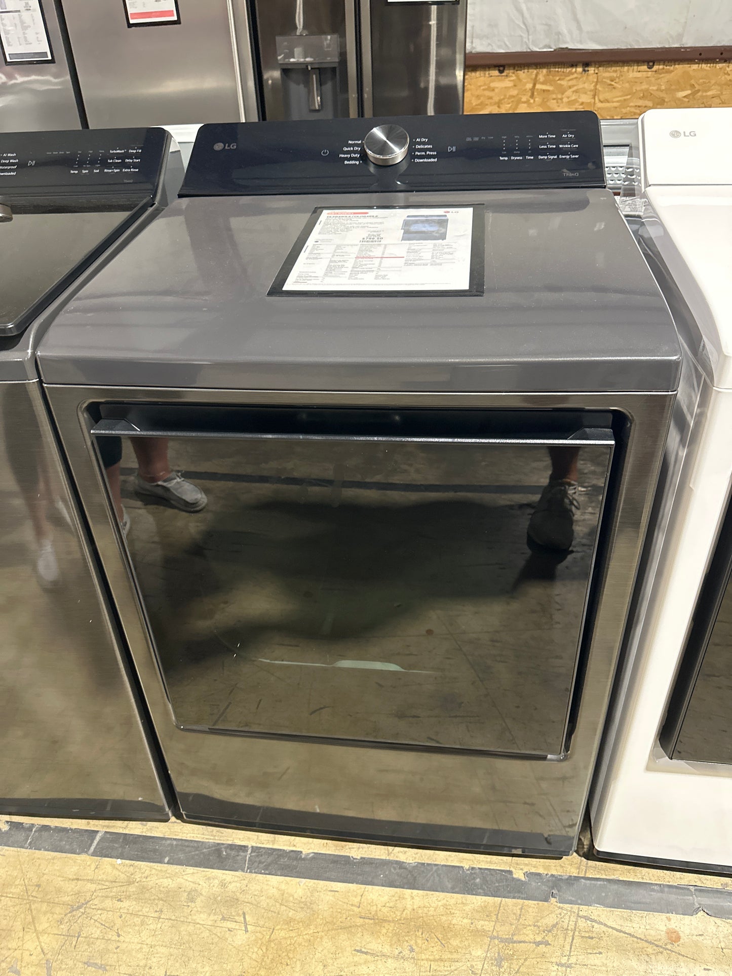 LG DLE8480LE ELECTRIC DRYER (BLACK)
