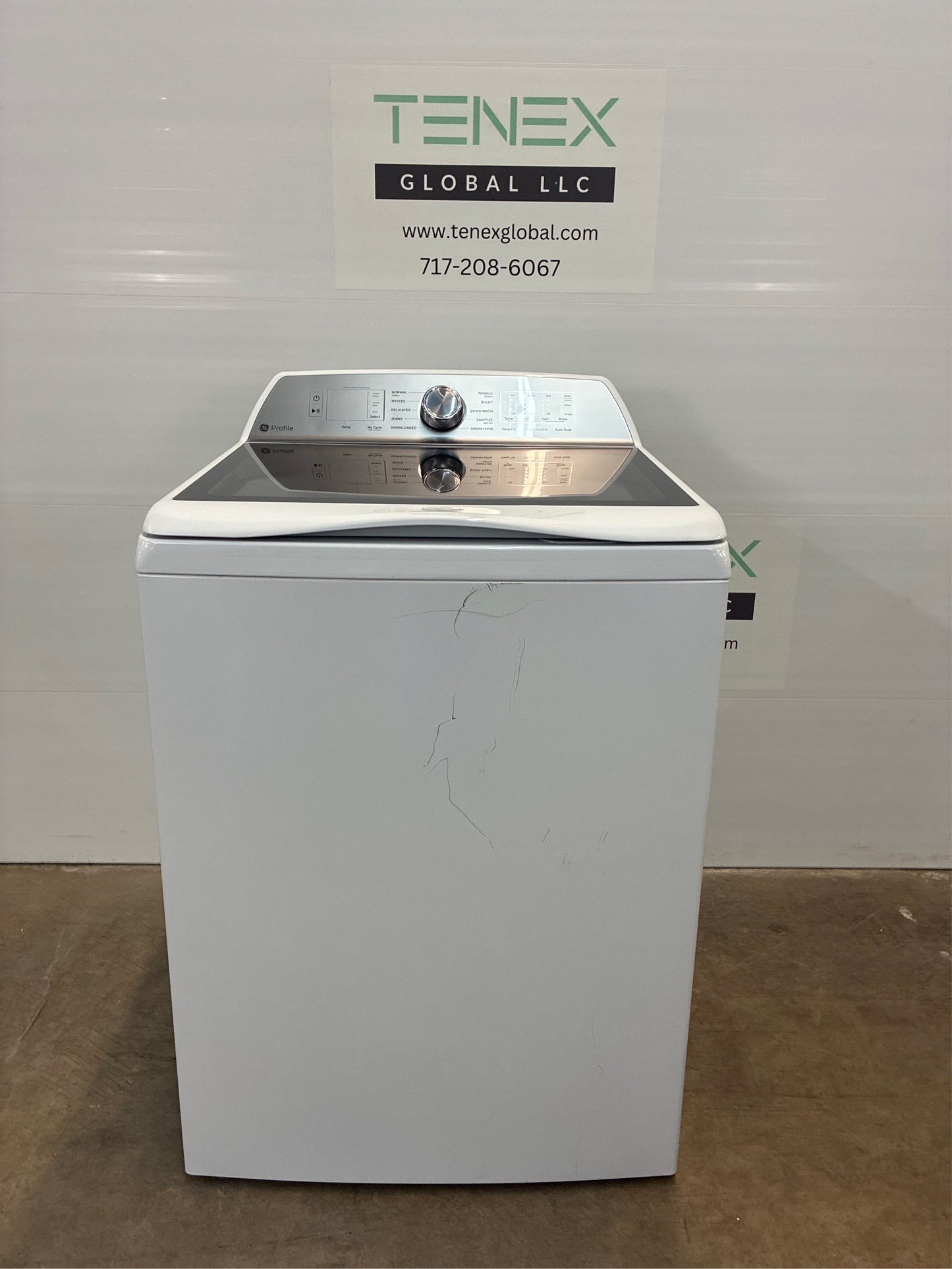 GE Profile 7.4-cu ft Electric Dryer - White