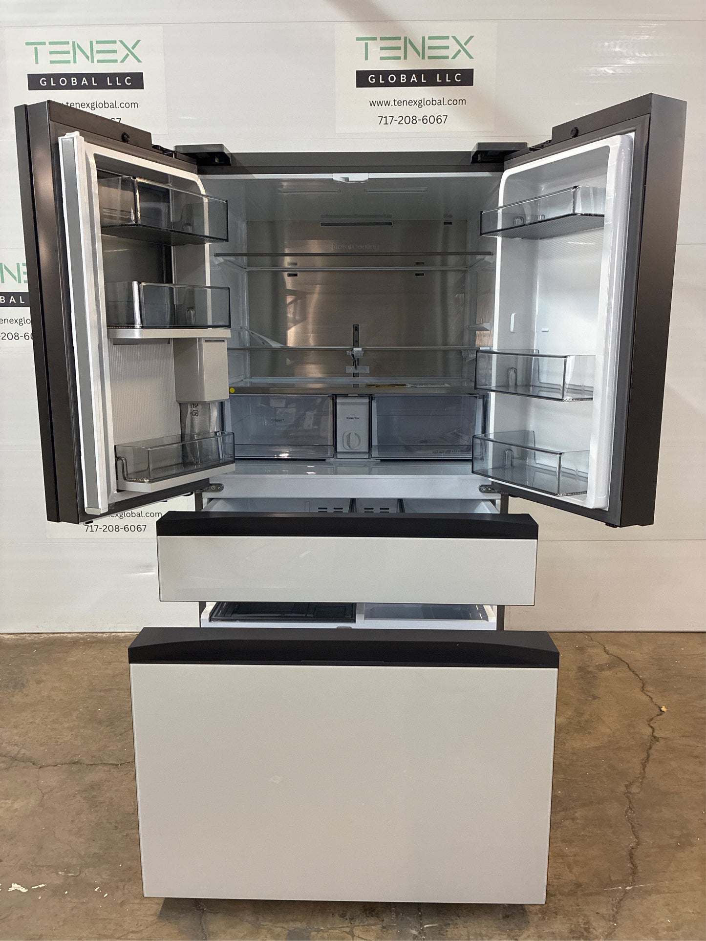 Bespoke 4-Door Smart Refrigerator w/ Bev Center