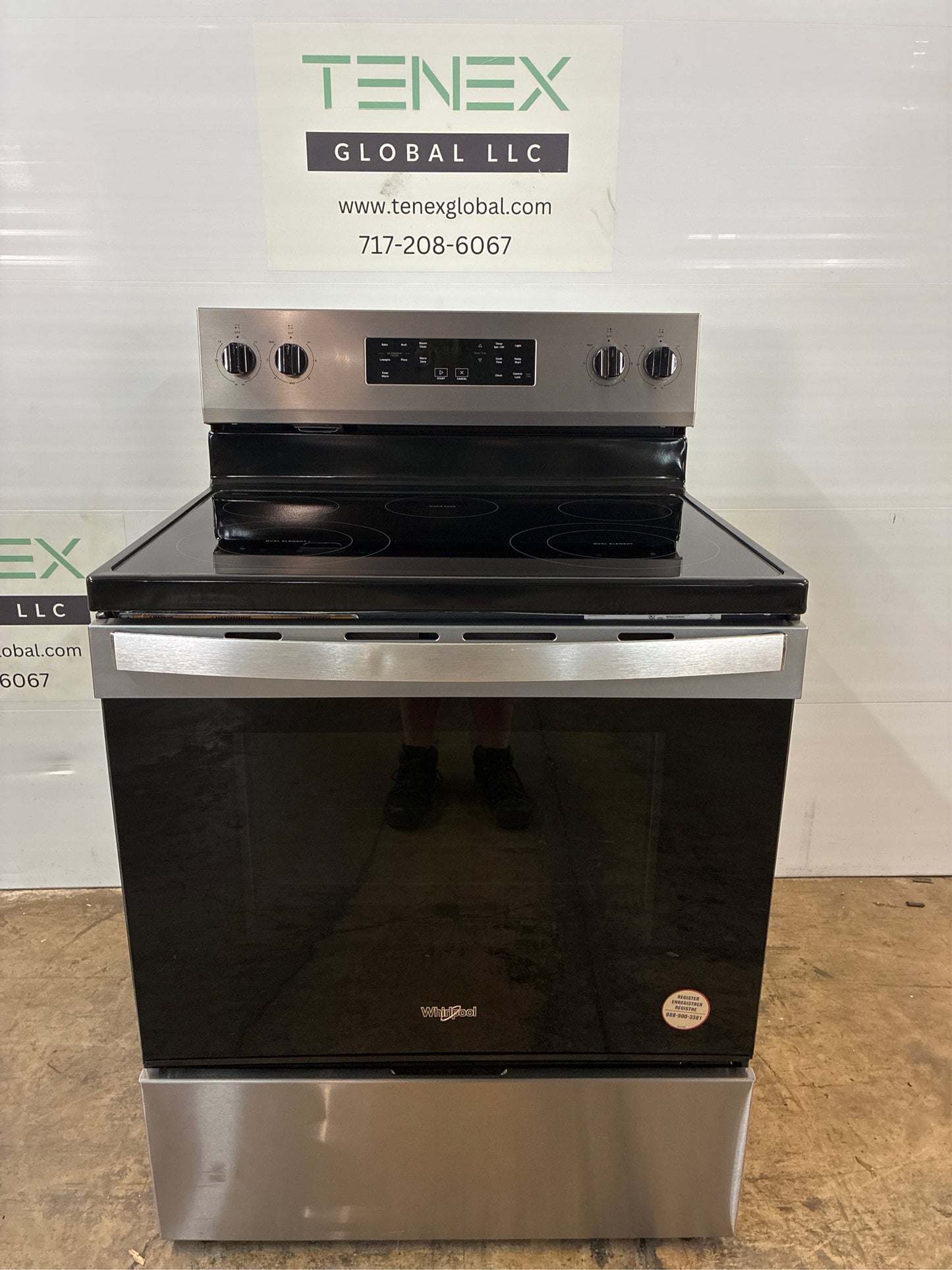 Whirlpool 30 in. 5 Burner Freestanding Electric Range