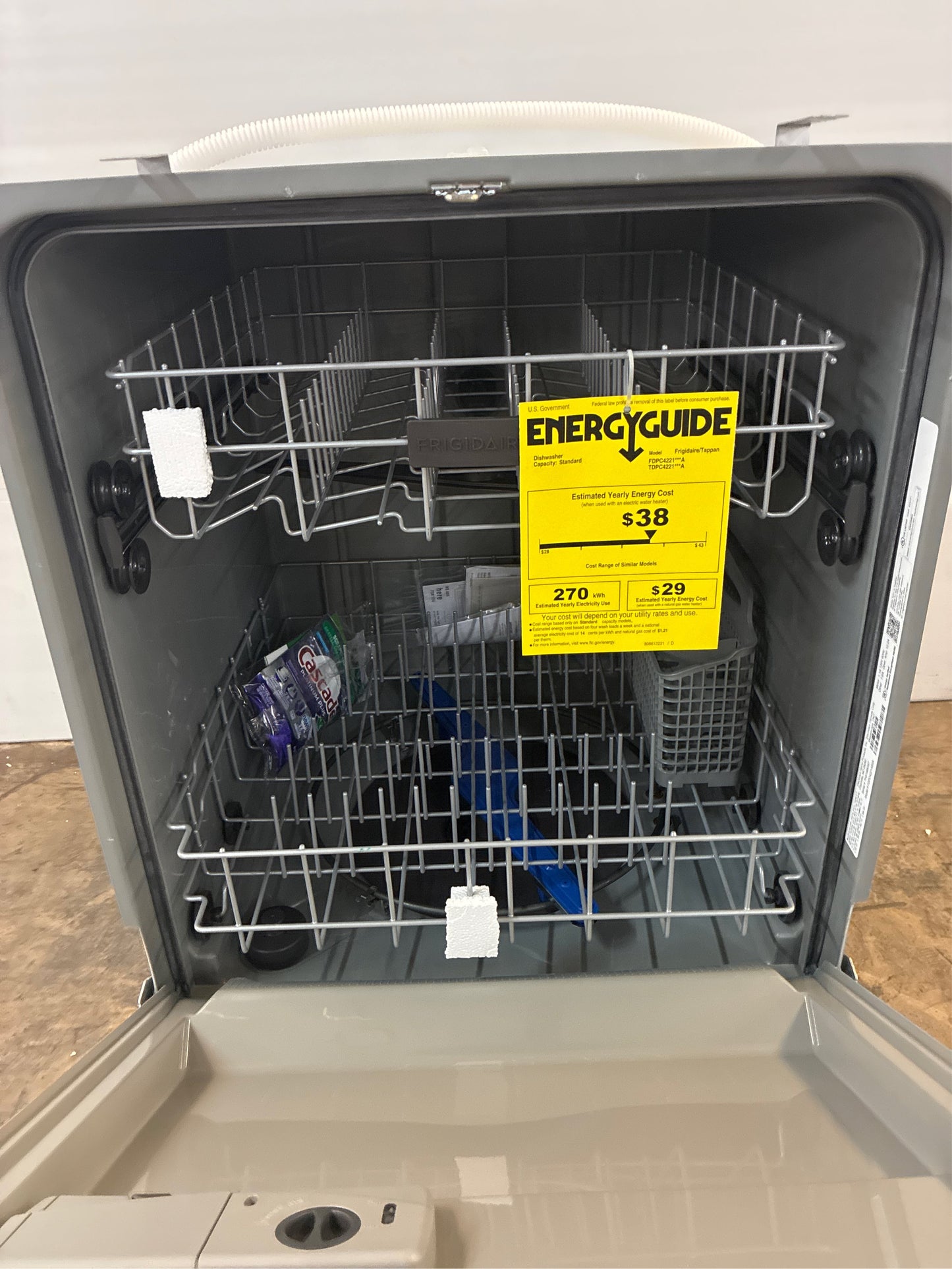 Frigidaire 24 in. Black Smart Built-In Dishwasher