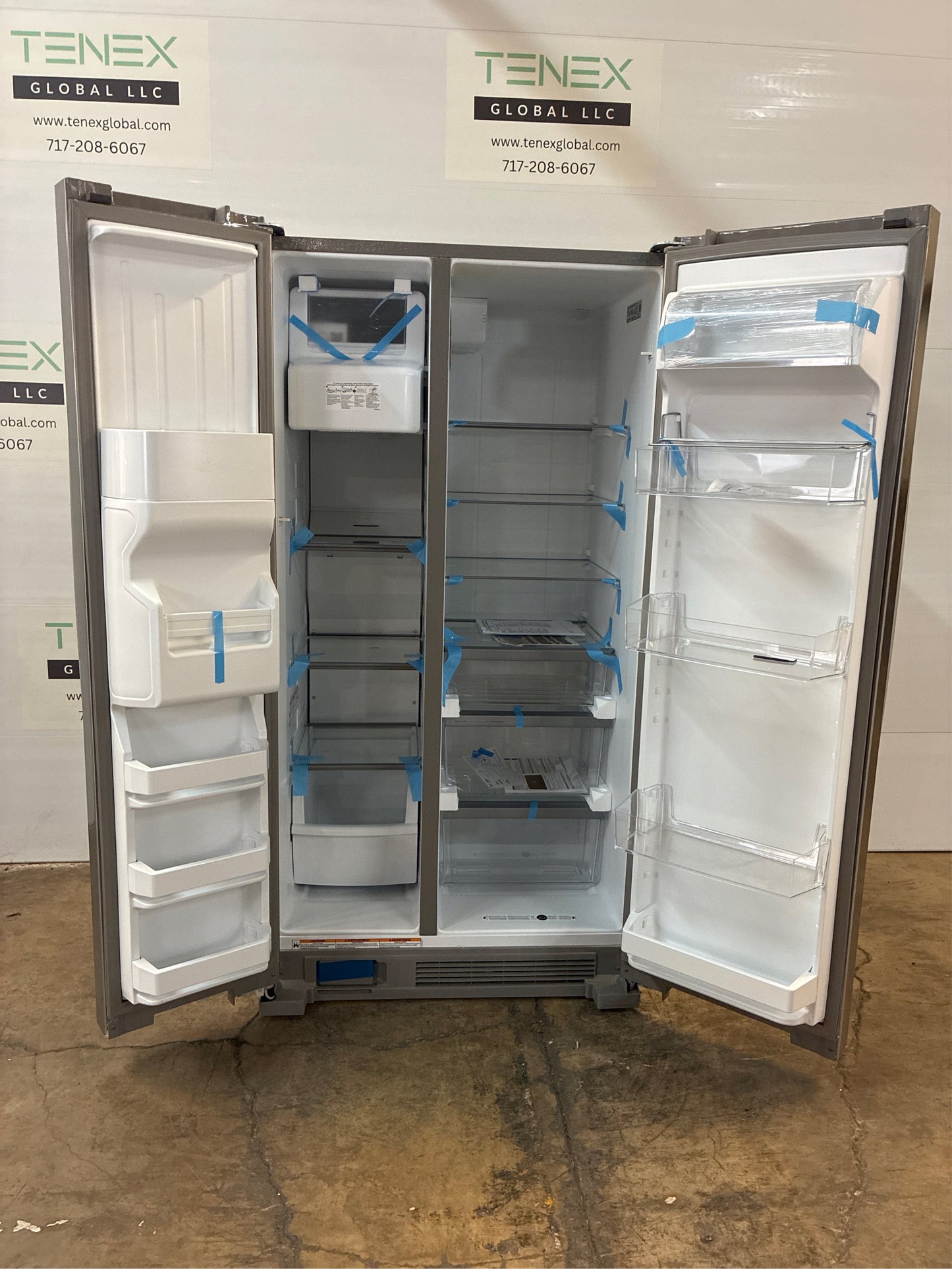 Whirlpool Side by Side Fridge:WRS325SDHZ