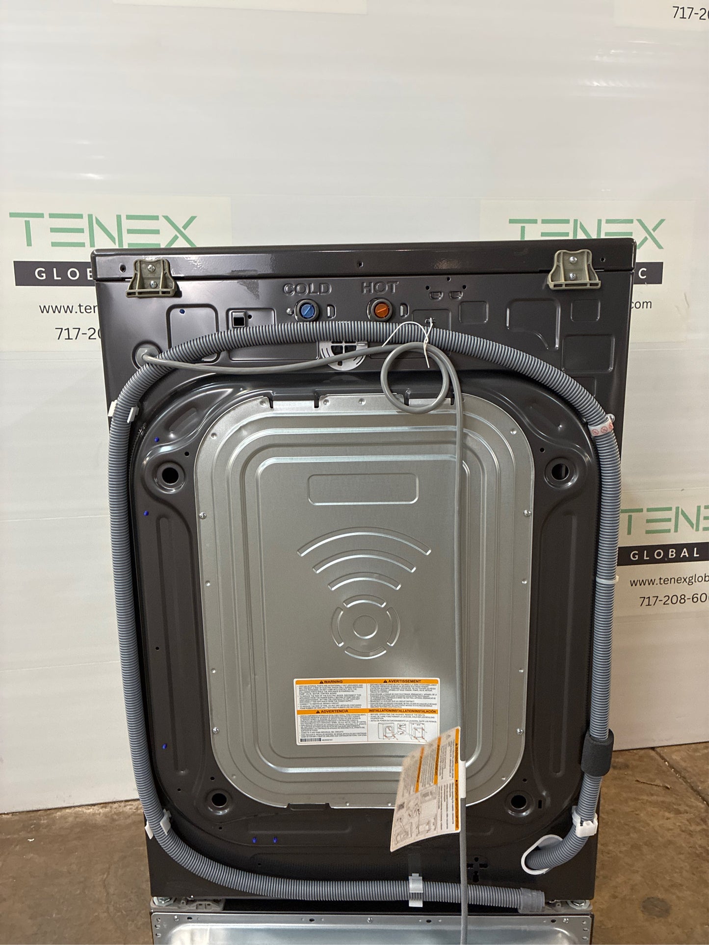 LG 4.5 Cu. Ft. Front Load Washer, Black Steel