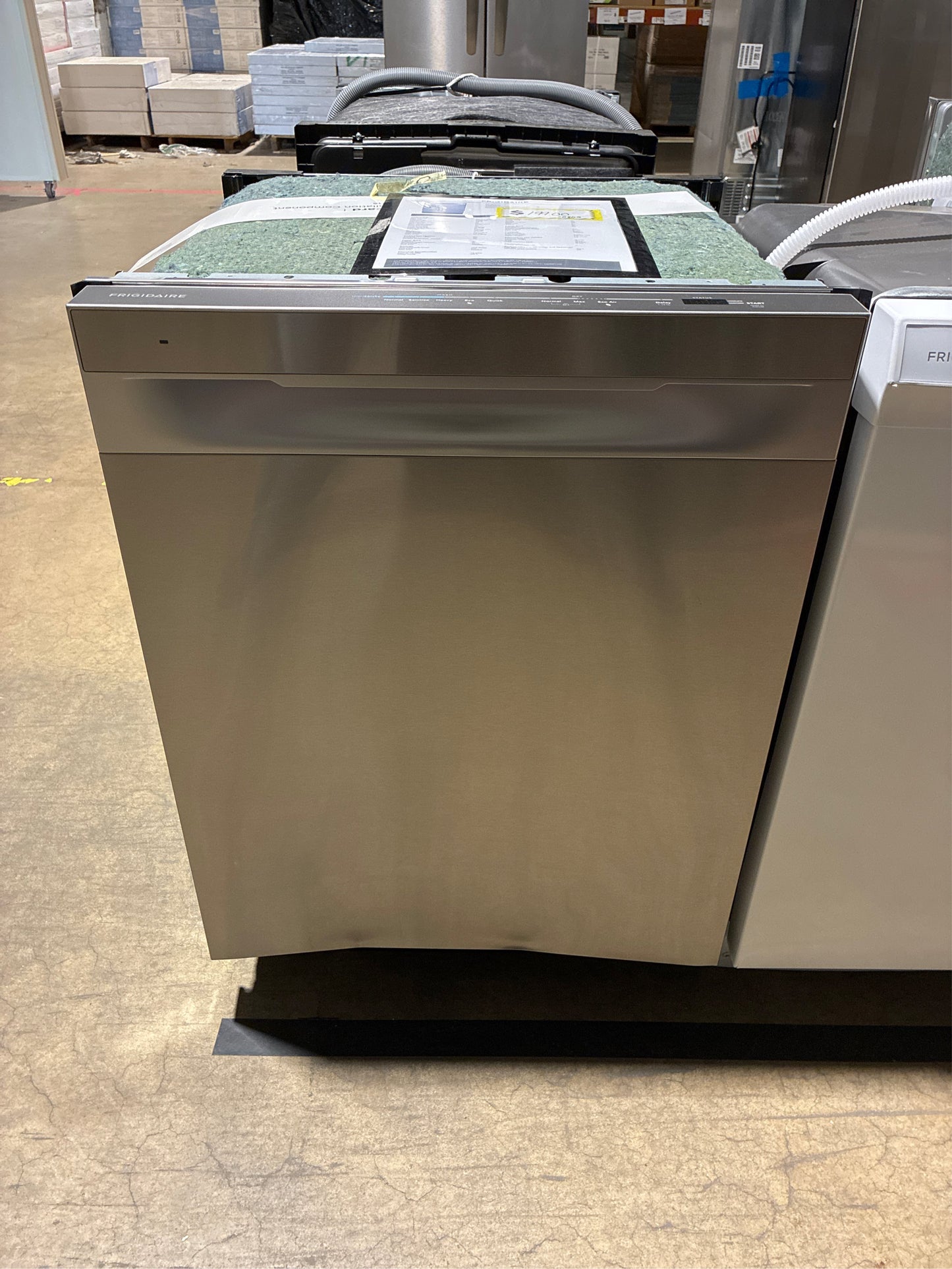 24 in. Top Control Built-In Tall Tub Dishwasher in Stainless Steel with 5-Cycles 49dBA and Hybrid Tub