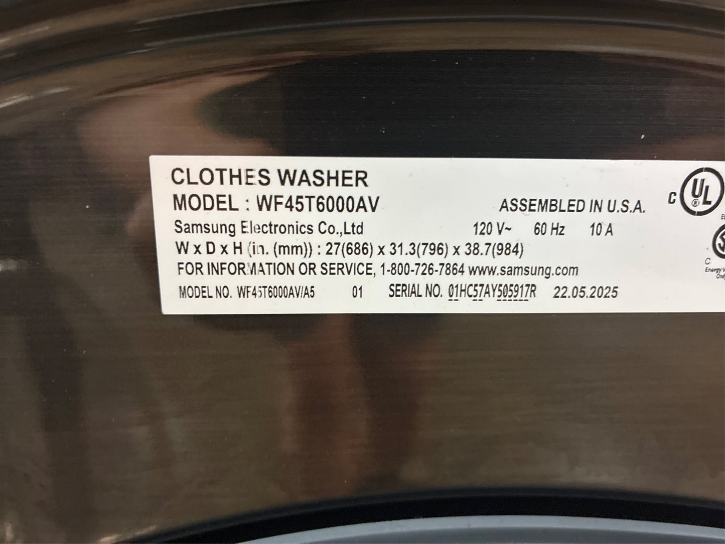 Samsung 4.5-cu ft HE Front-Load Washer
