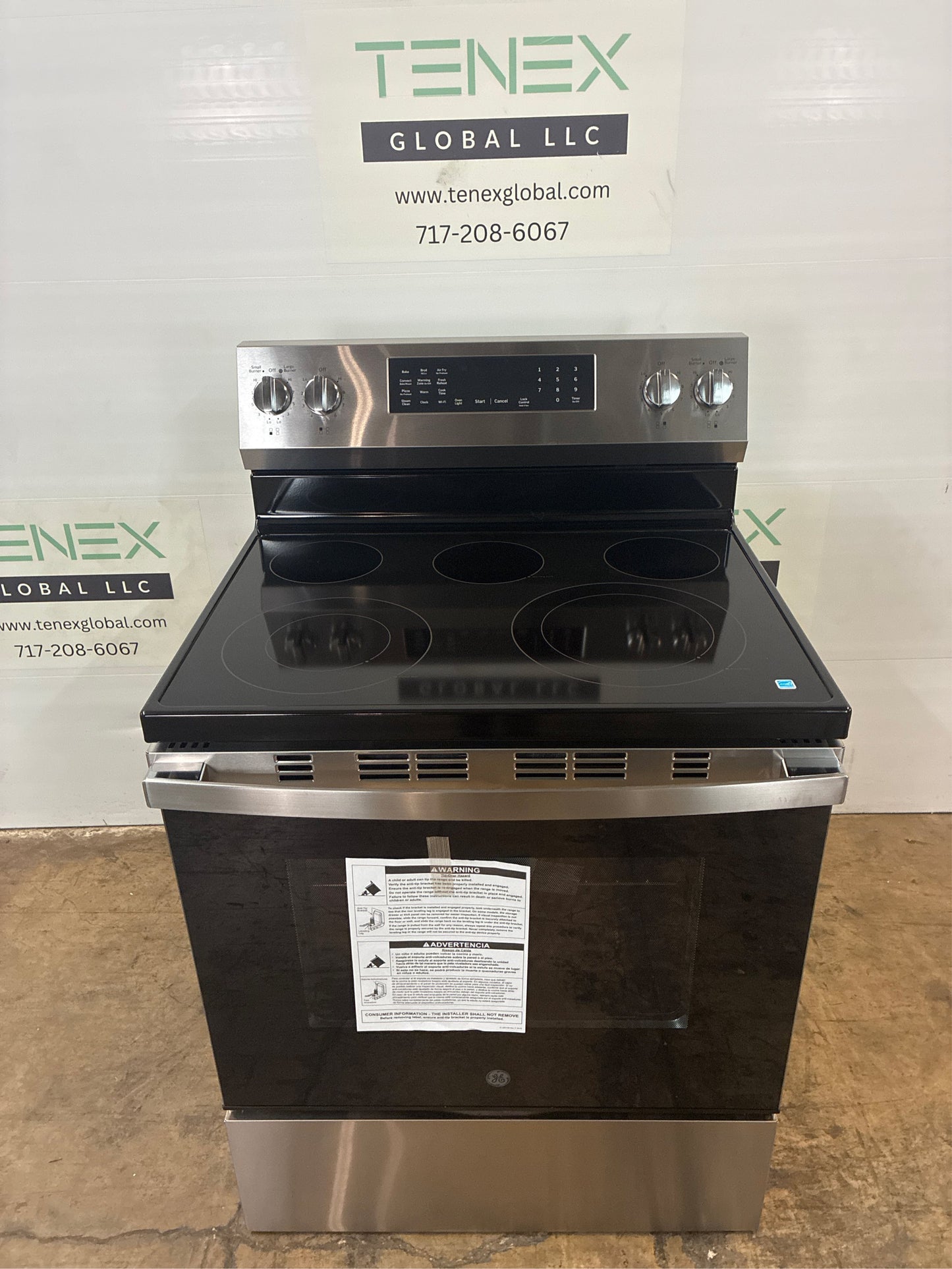 GE 30-in Freestanding Smart Electric Range