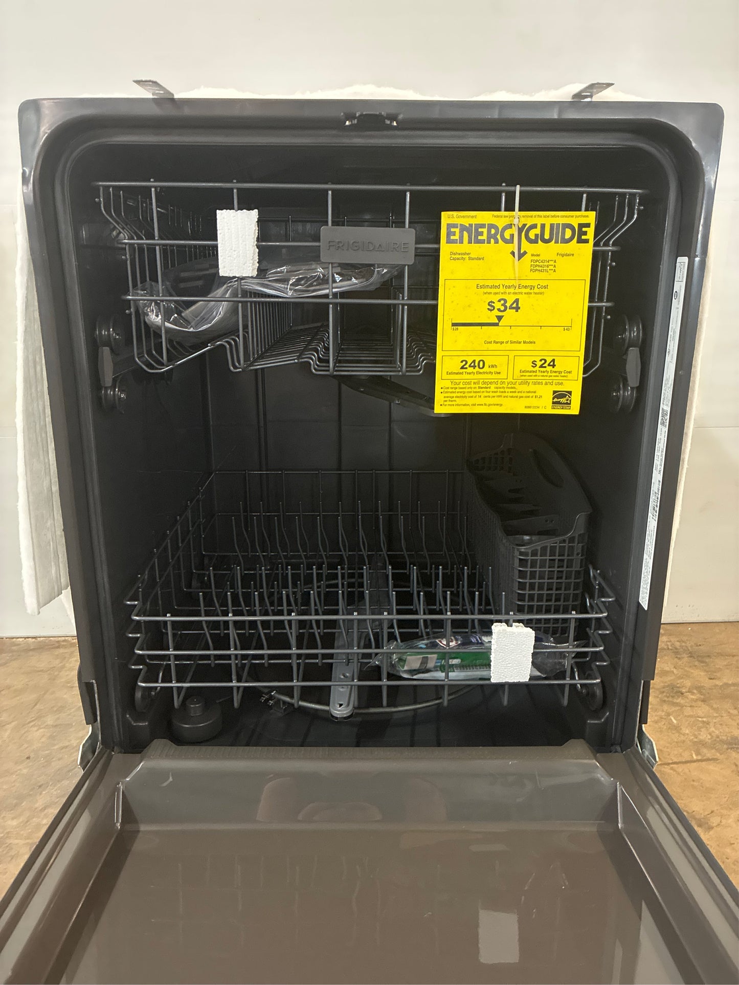 24 in Top Control Tall Tub Dishwasher, White