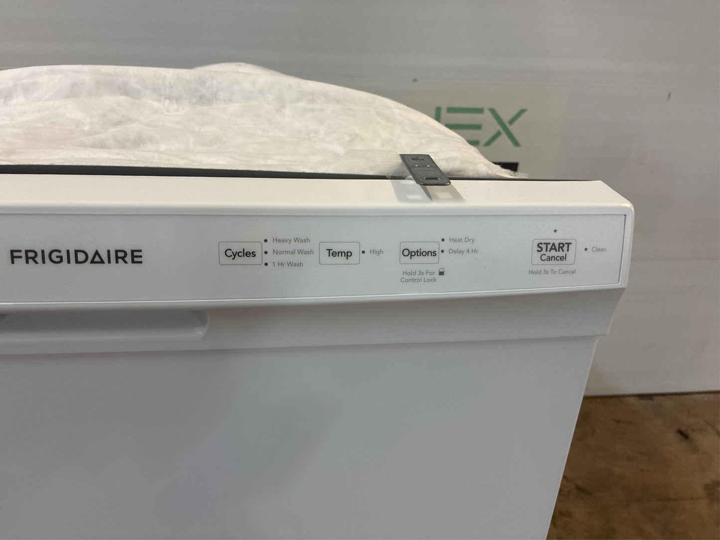Frigidaire 24 In. Built-In Dishwasher, White, 3-Cycles