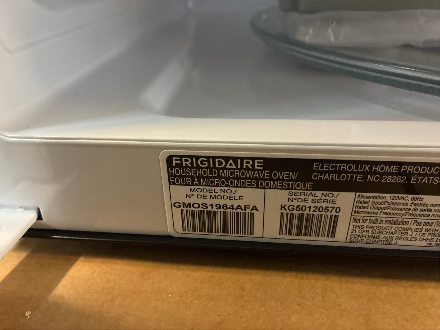 30 in. 1.9 cu. ft. Over Range Microwave