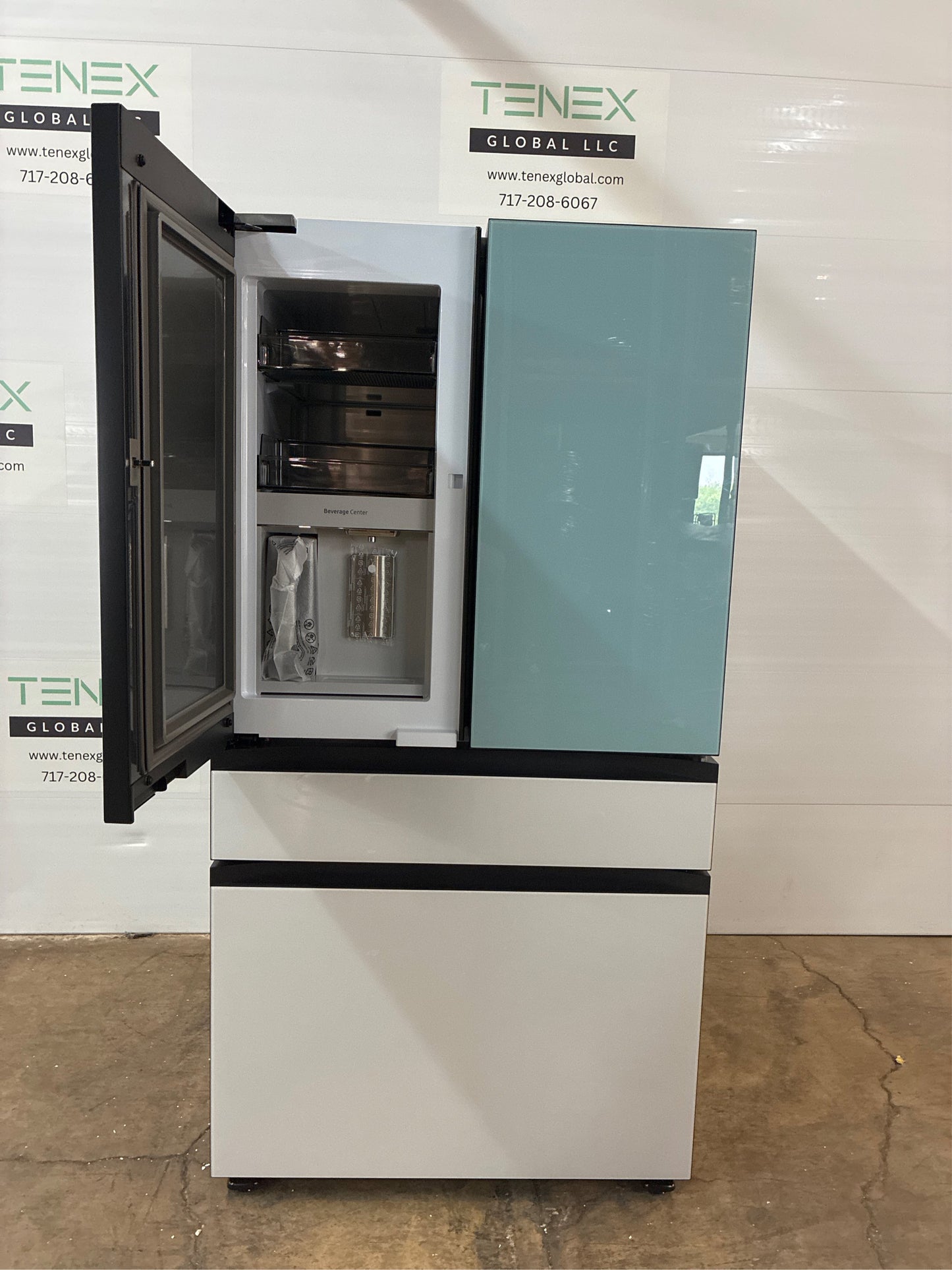 Bespoke 4-Door Smart Refrigerator w/ Bev Center
