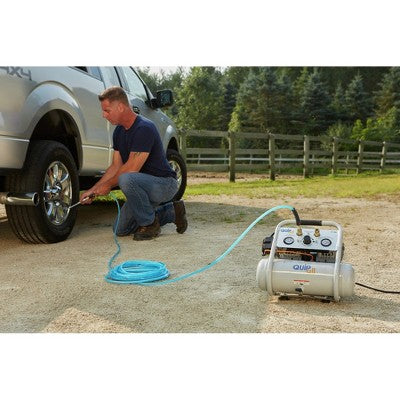 Quipall 2-1-SIL 1 HP 1.6 Gal Oil-Free Compressor