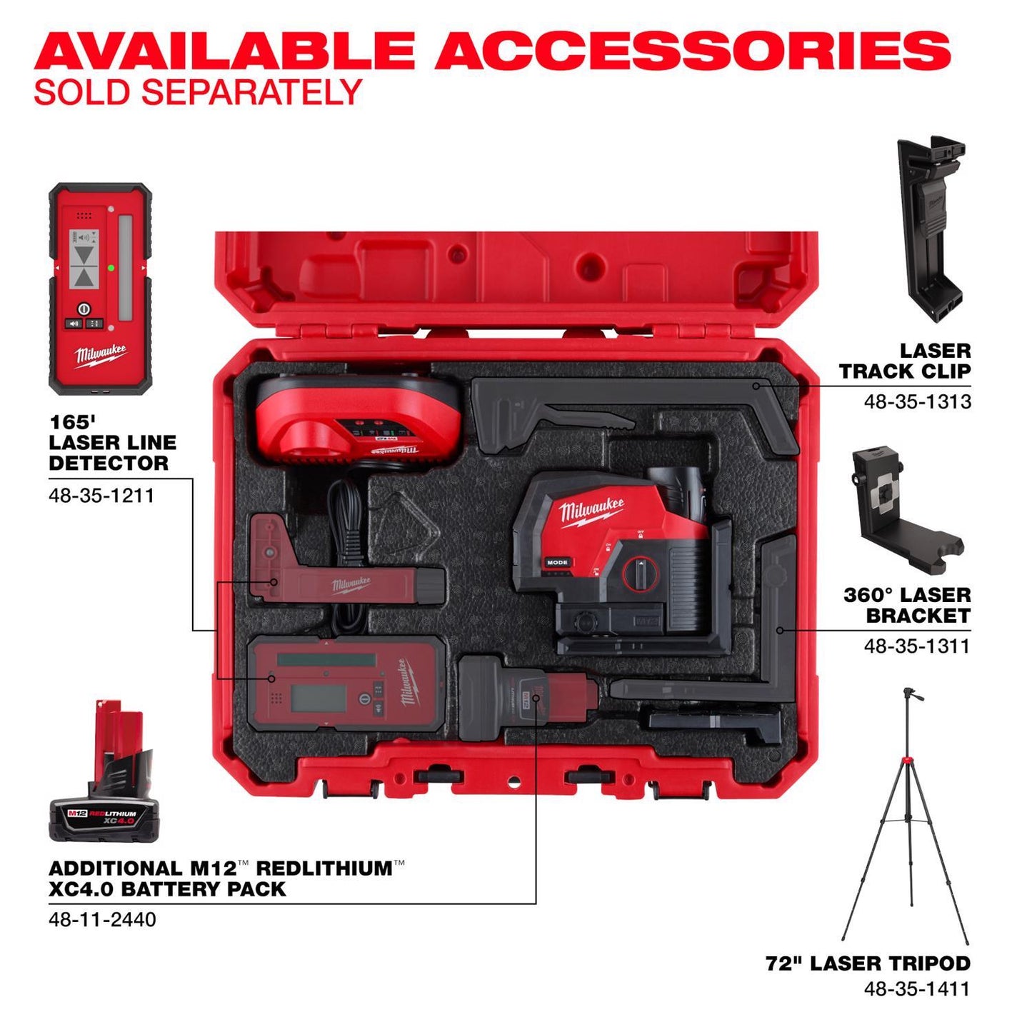 Milwaukee M12 Self Leveling Cross-Line Laser