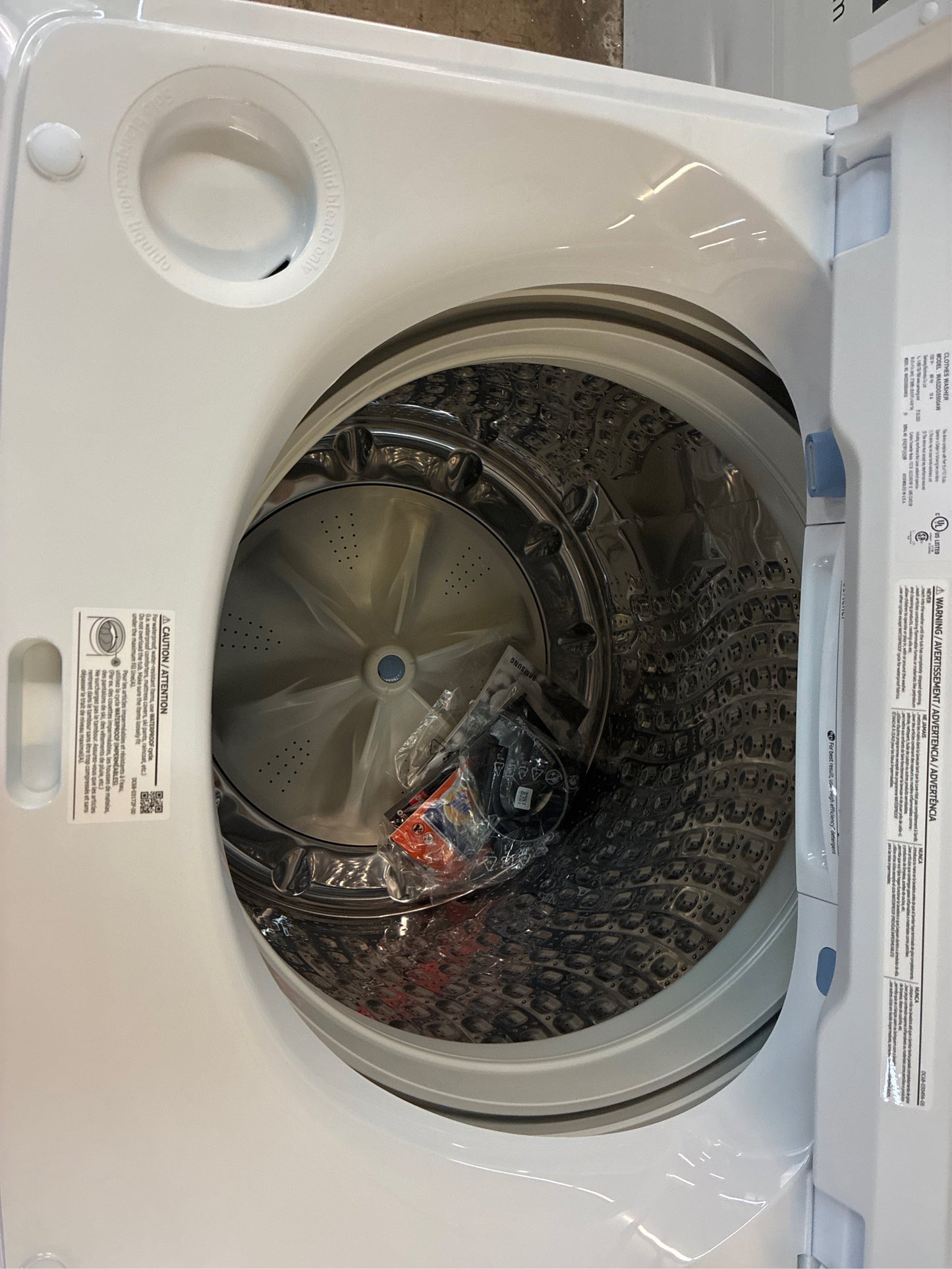 Samsung 5.2 cu. ft. Smart Top Load Washer, White
