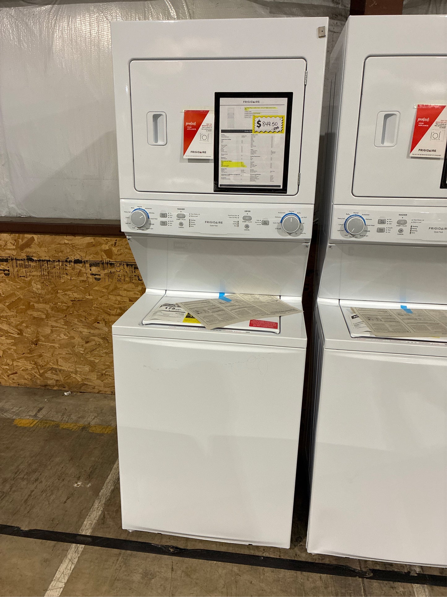 3.9 cu. ft. Washer and 5.6 cu. ft. Gas Dryer Combo