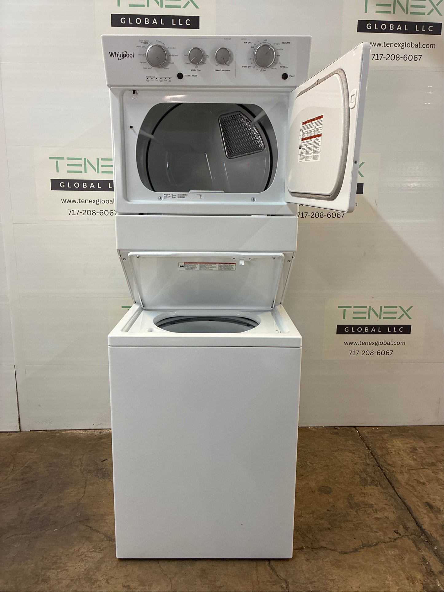 Whirlpool White Laundry Center with 3.5 cu. ft. Washer