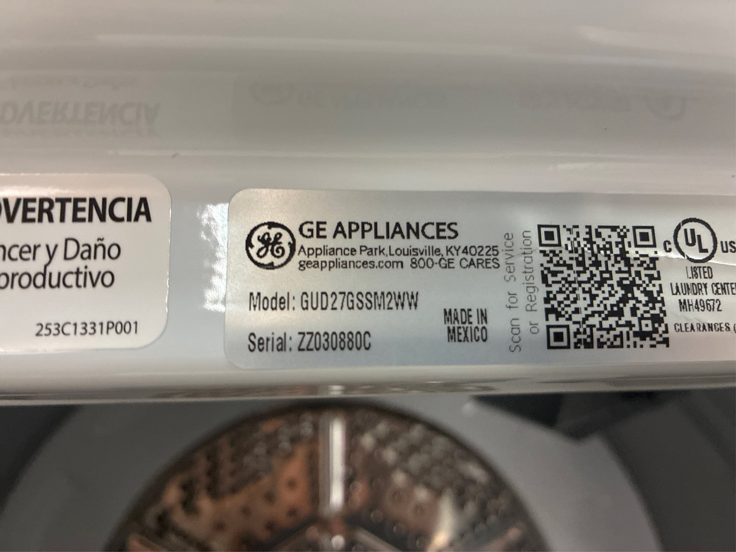 3.8 Washer 5.9 Gas Dryer Combo - White