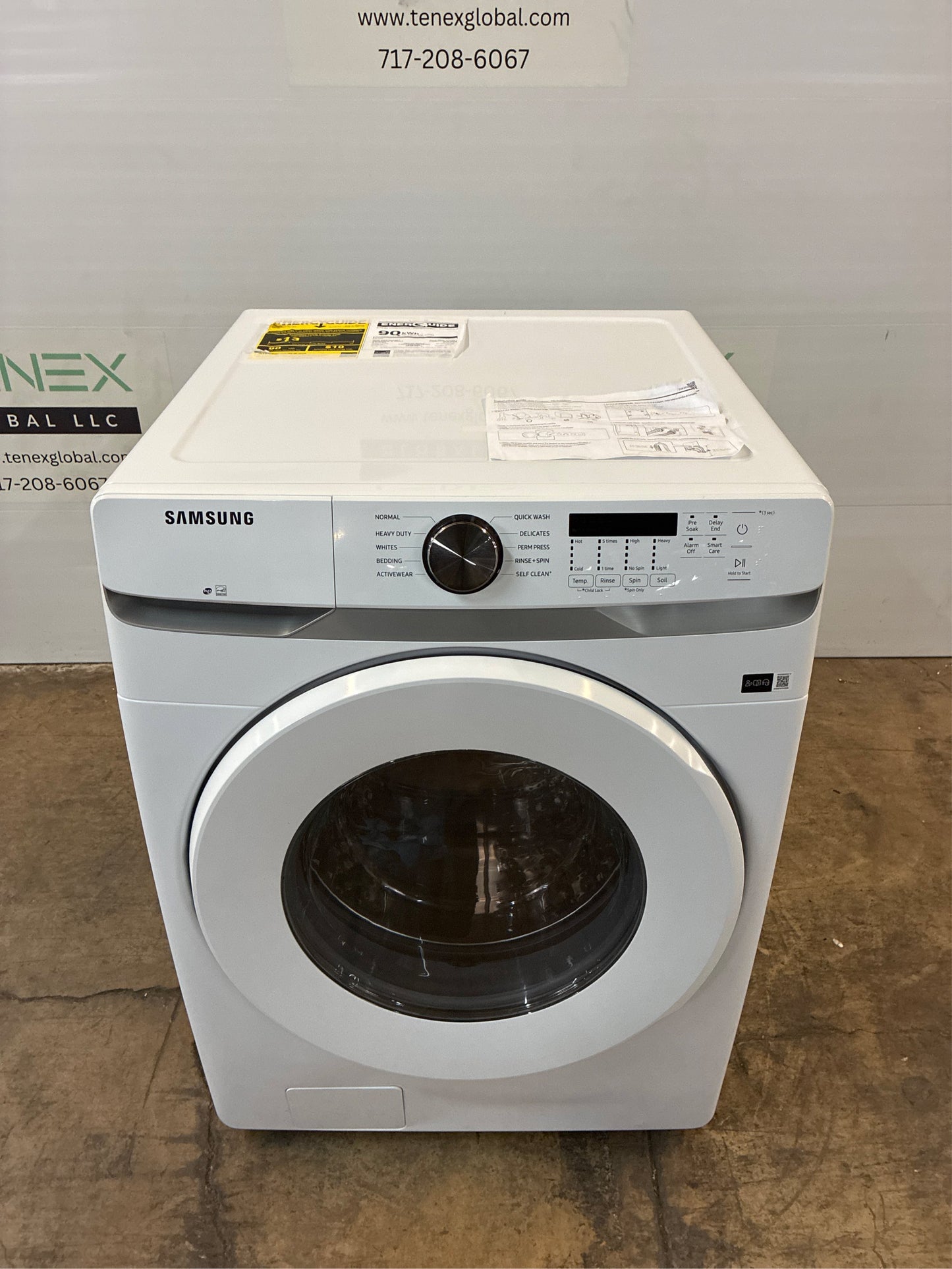 Samsung 4.5-cu ft Stackable Washer (White)