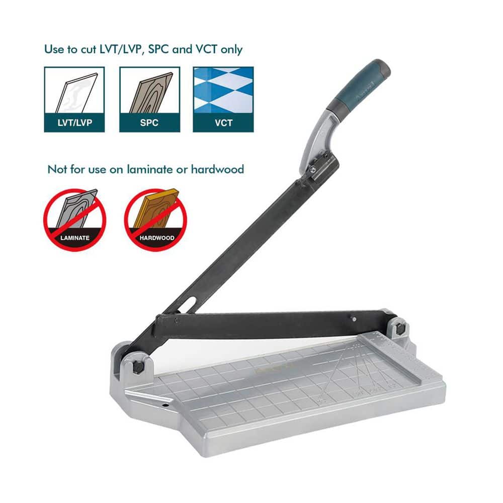 12 in. Steel Hand Tool LVT Cutter for Flooring