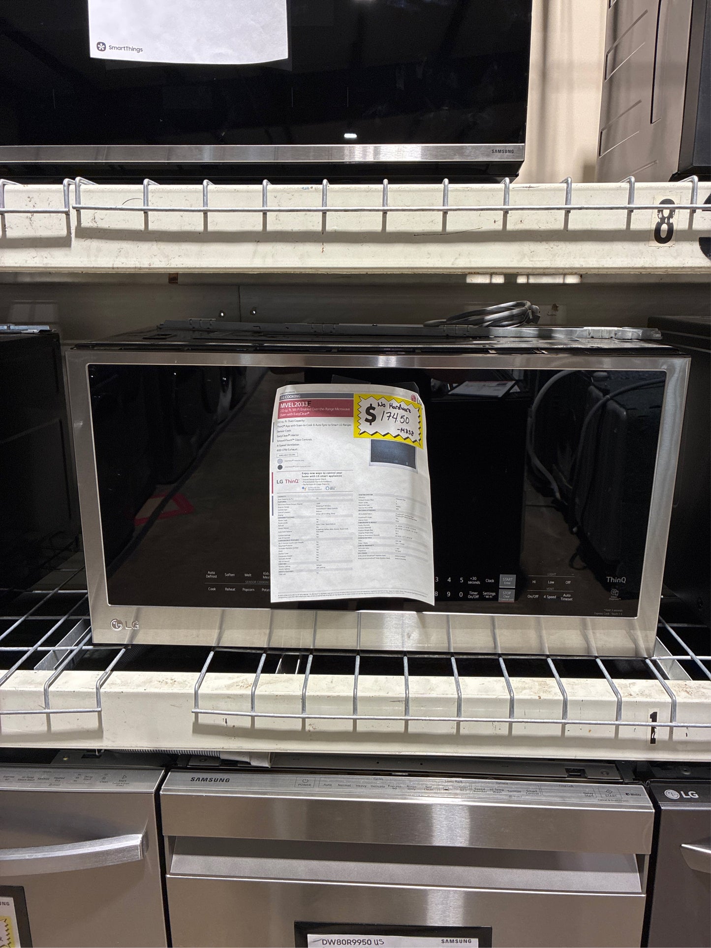 30 in. 2 cu. ft. Microwave, 1,050W Steel
