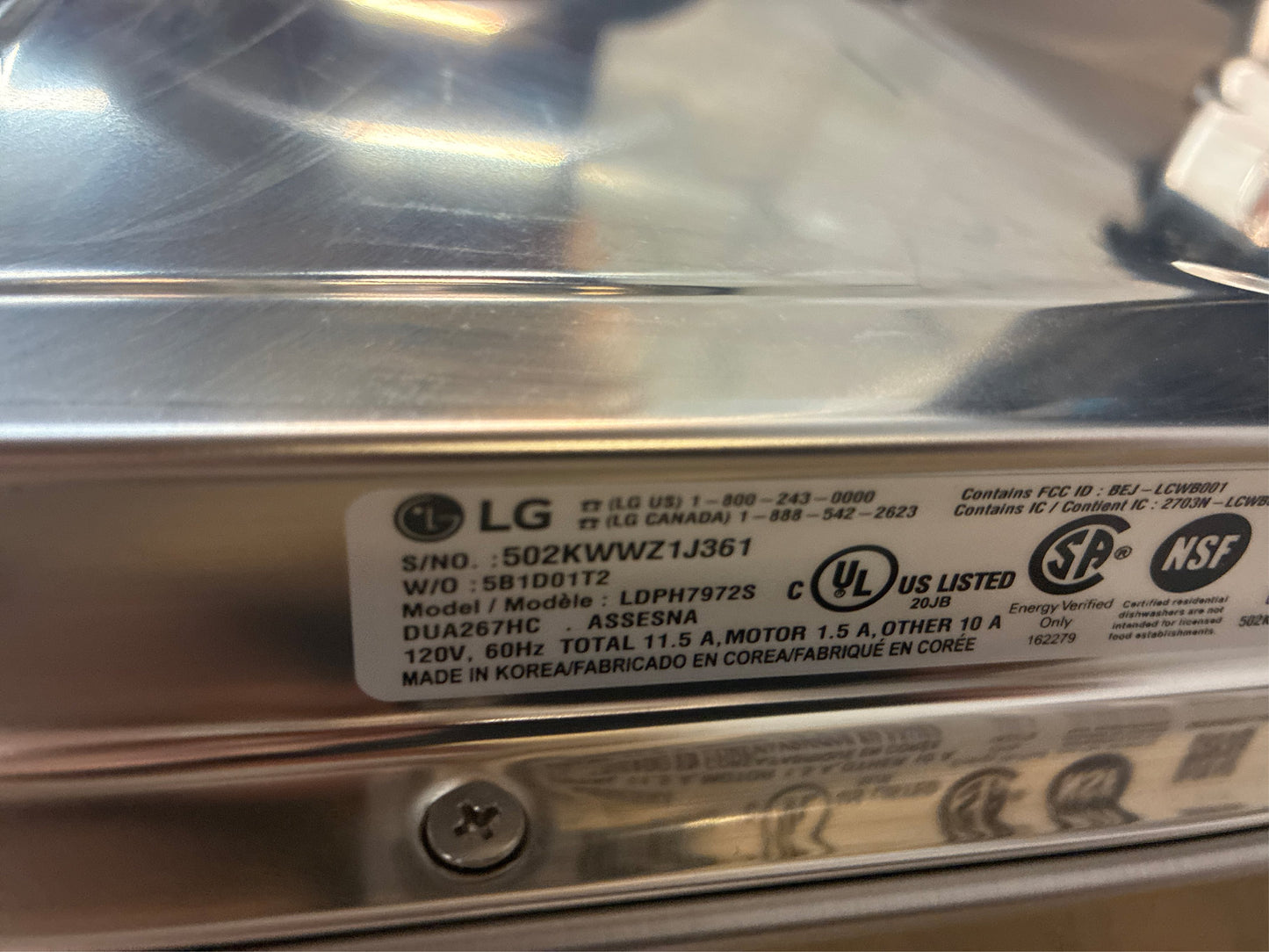 24 in. PrintProof SS Smart Dishwasher